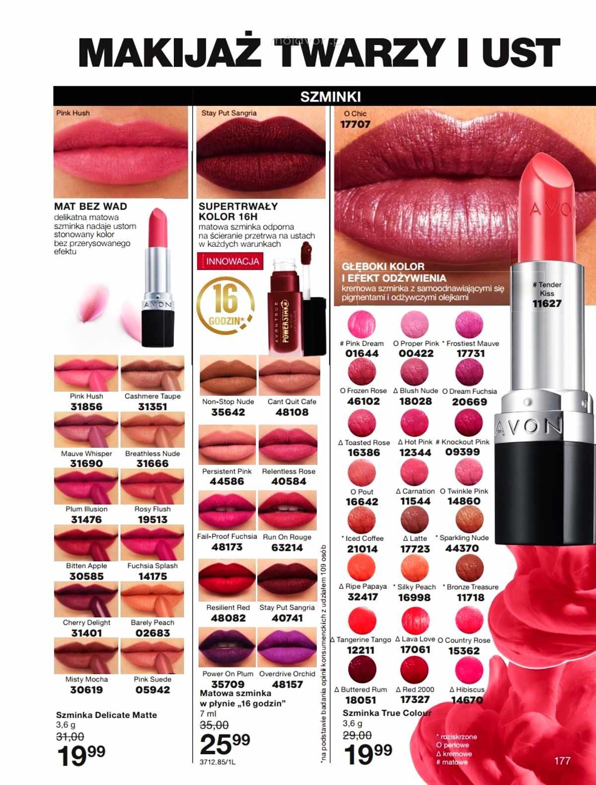 Gazetka promocyjna Avon str. 181