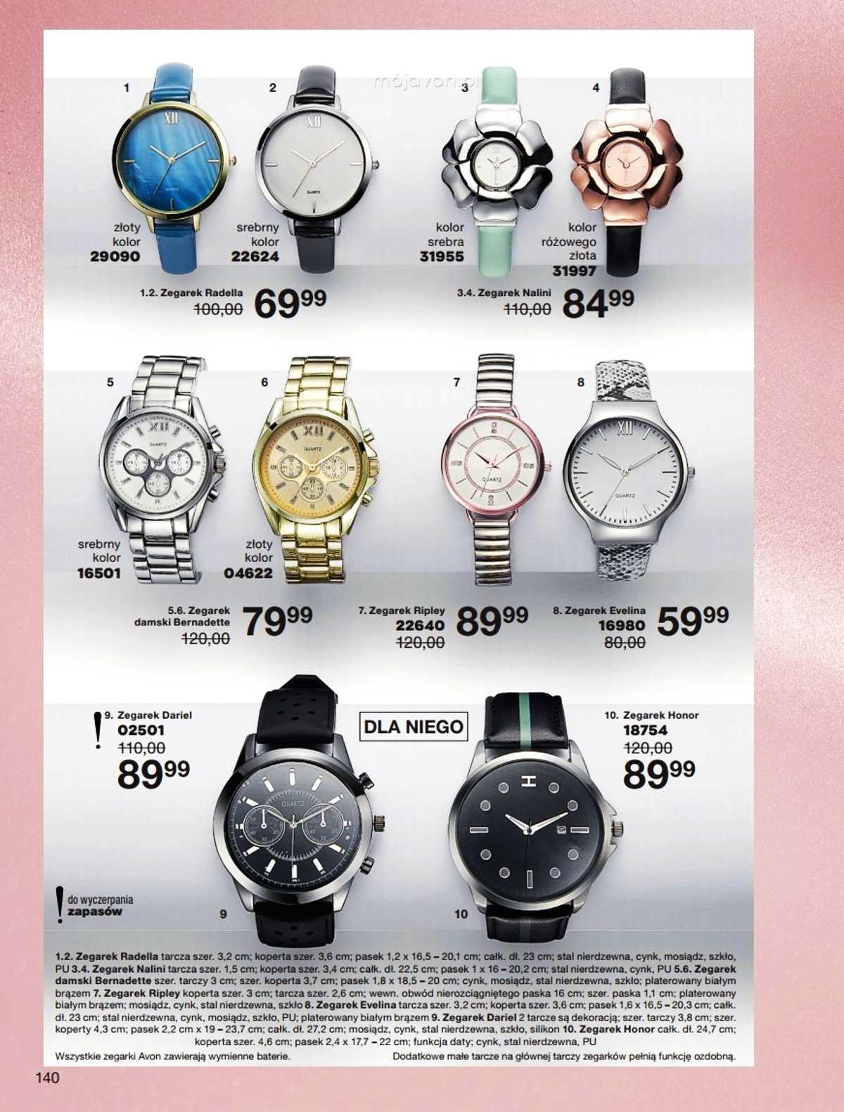 Gazetka promocyjna Avon str. 140