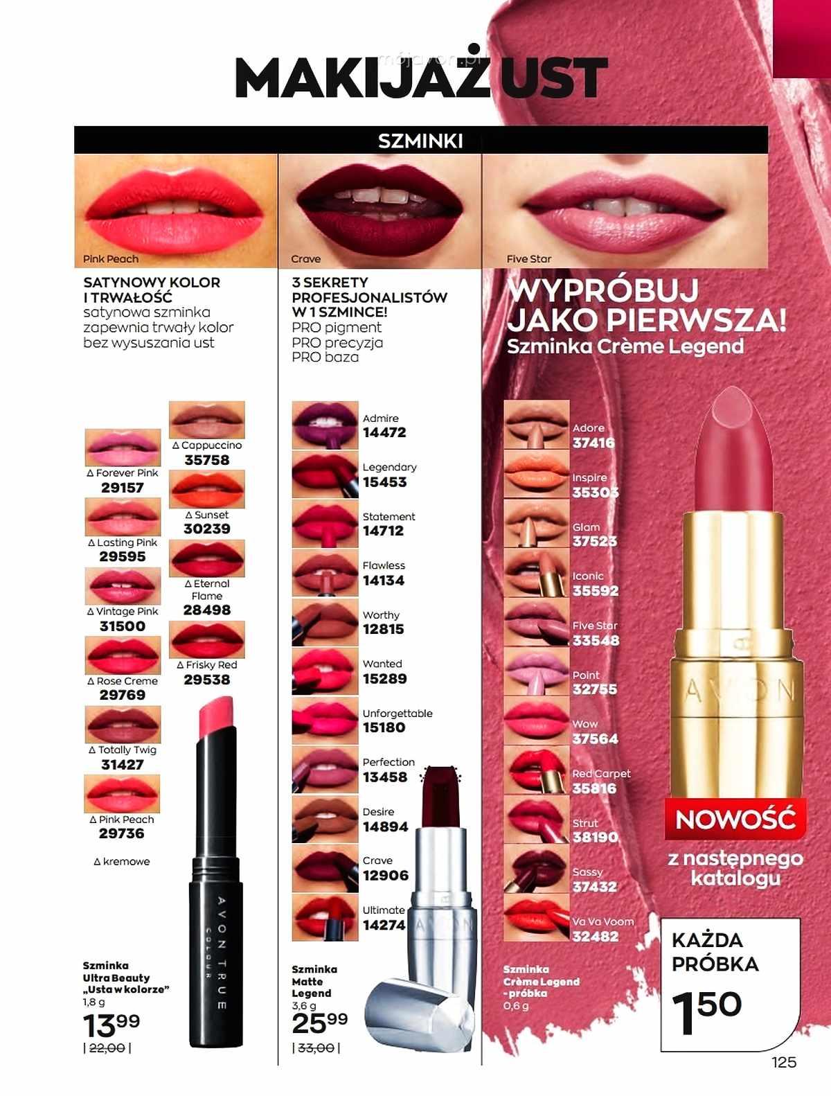 Gazetka promocyjna Avon str. 125