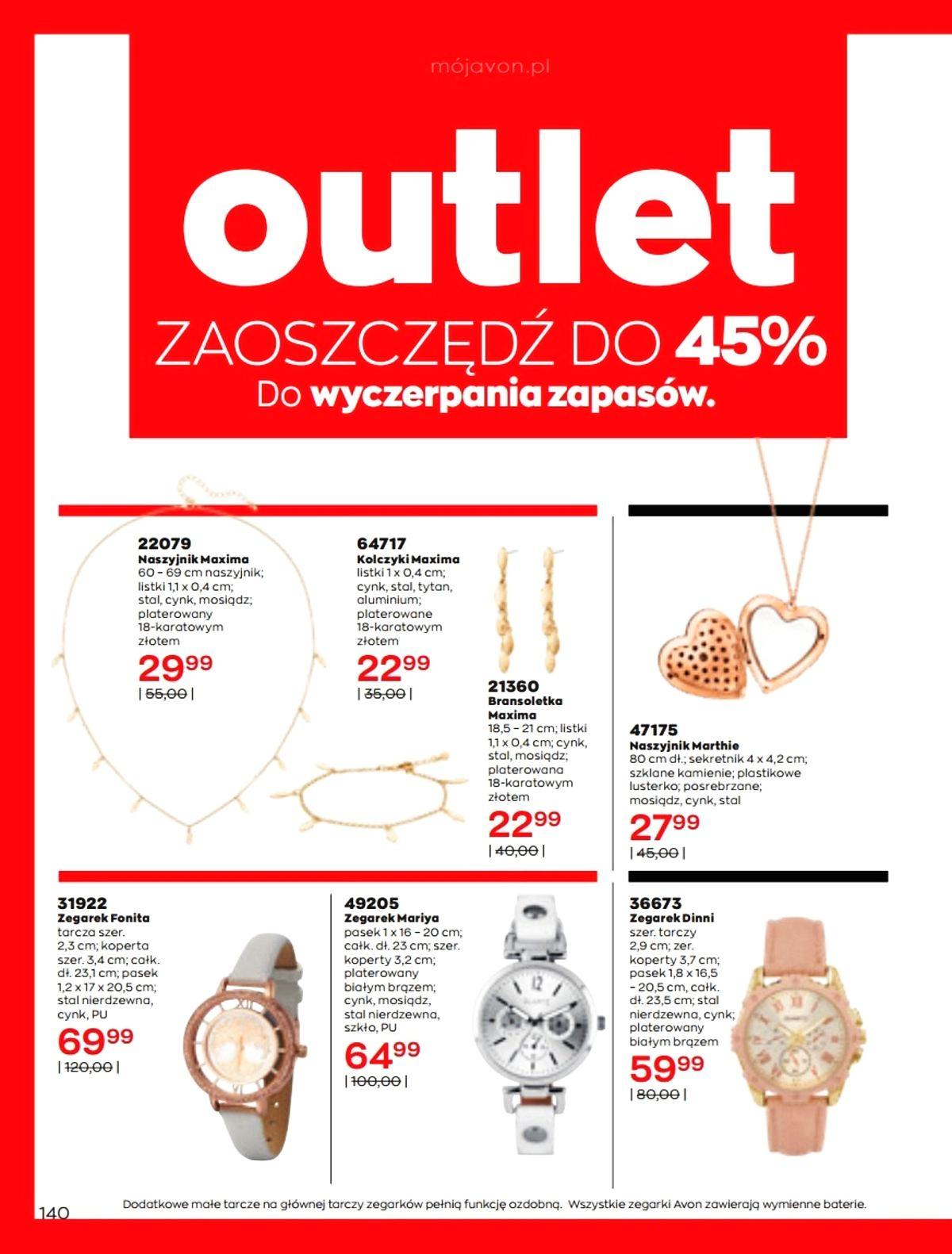 Gazetka promocyjna Avon str. 140