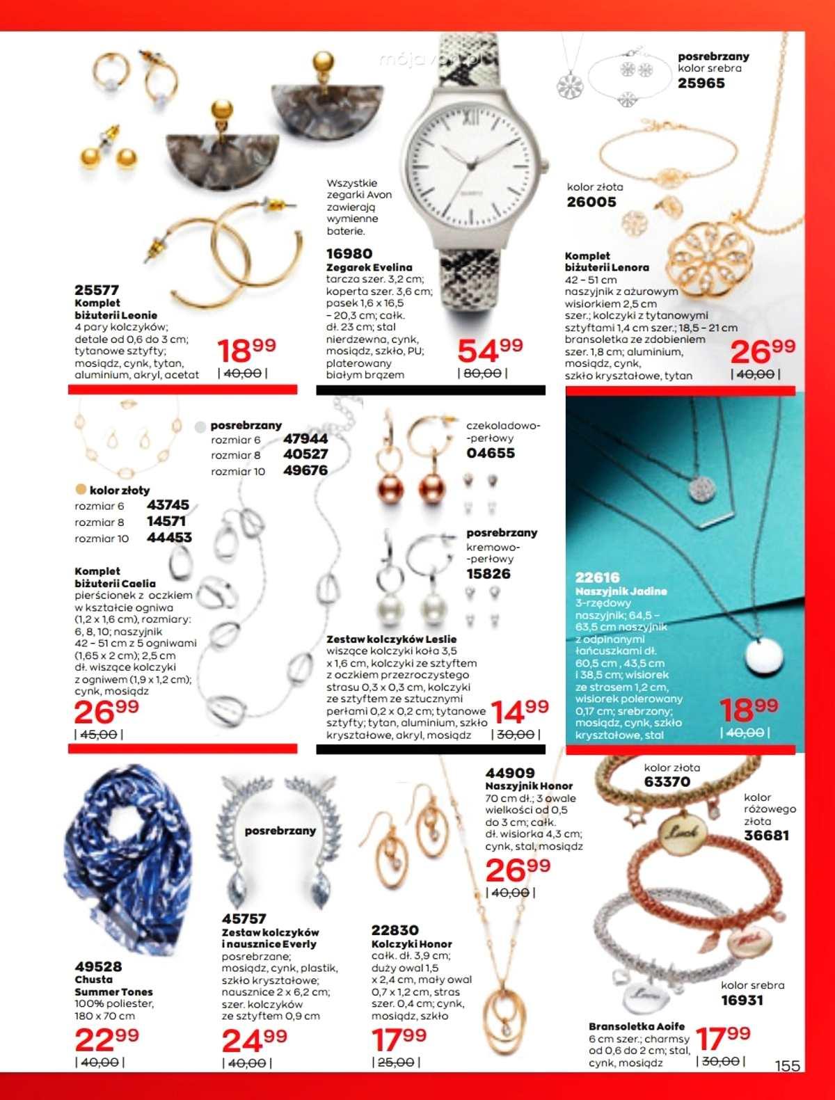 Gazetka promocyjna Avon str. 155