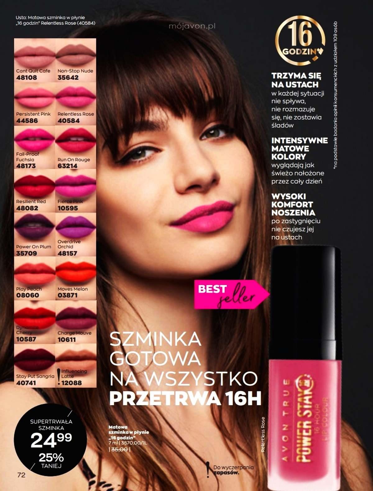 Gazetka promocyjna Avon str. 72