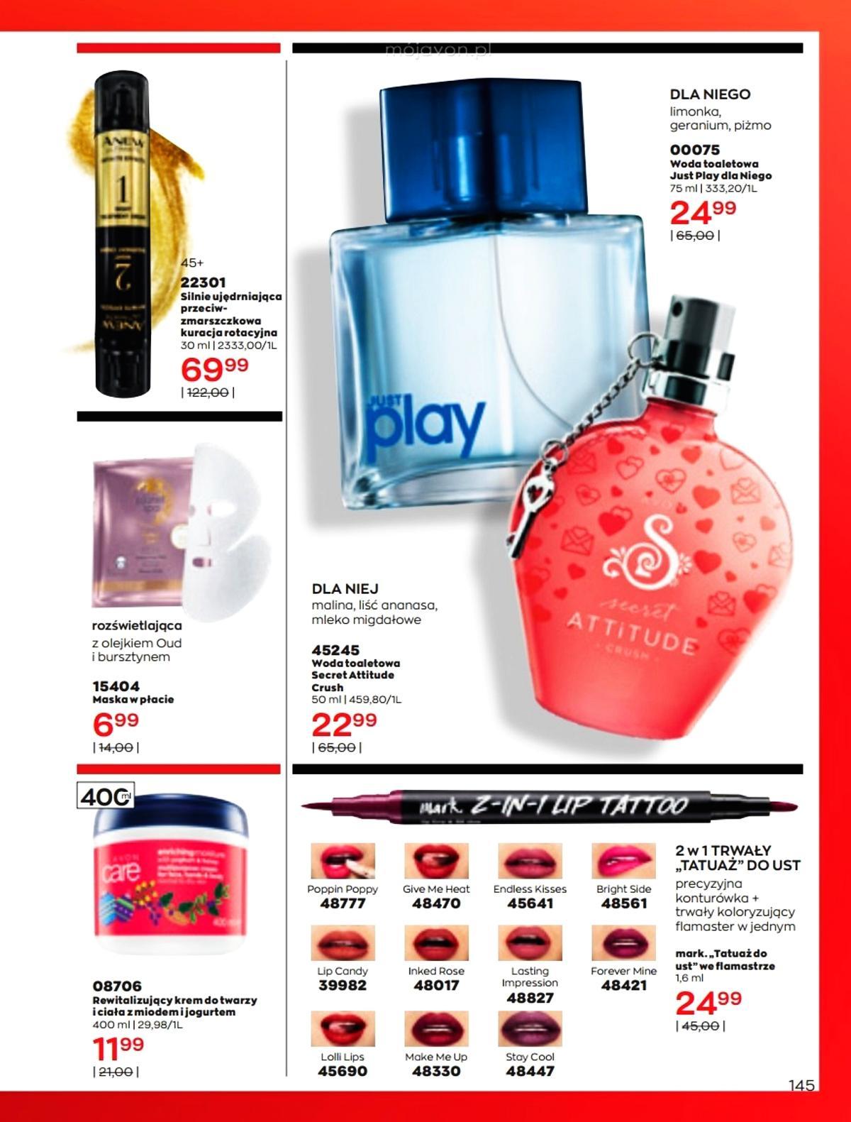 Gazetka promocyjna Avon str. 145