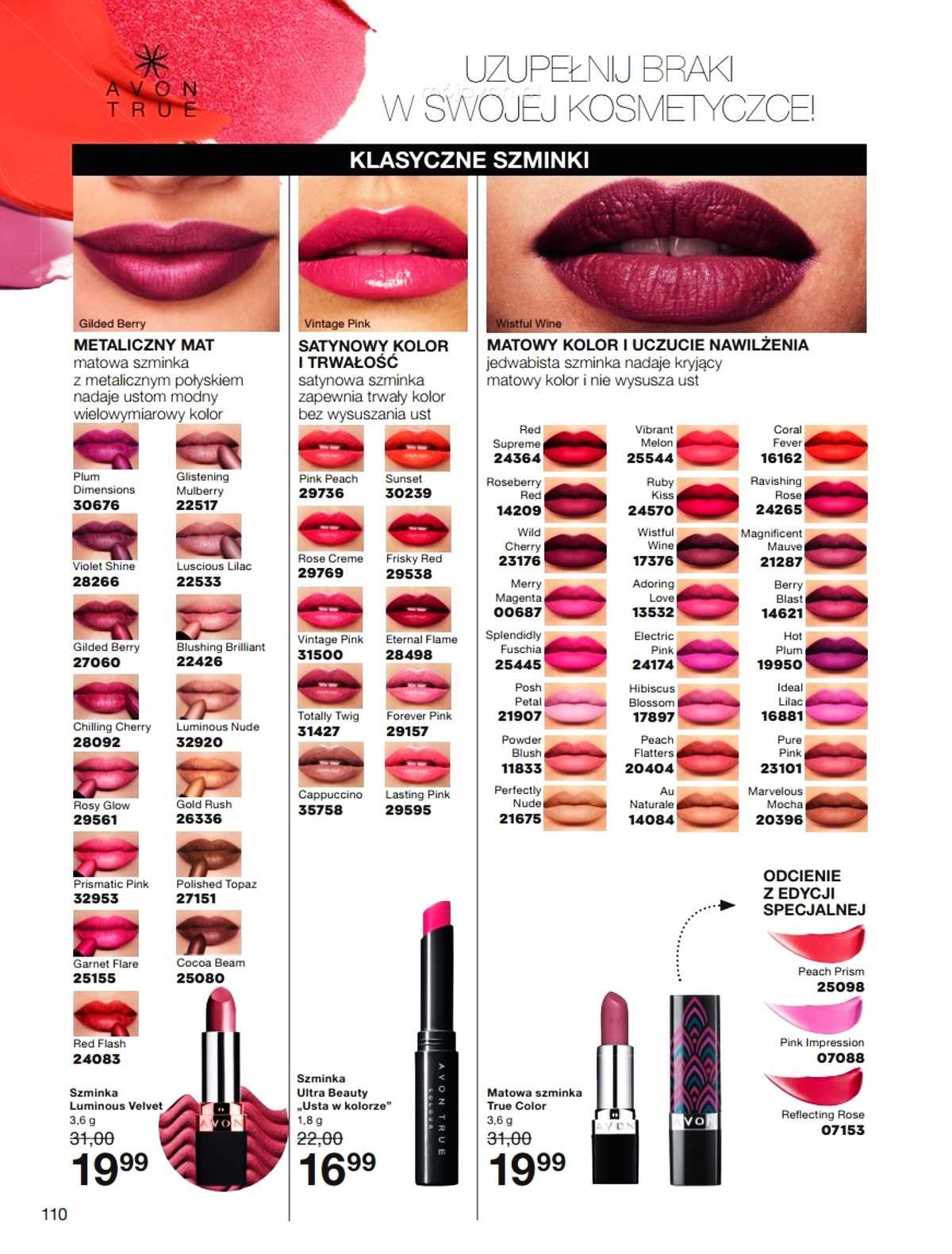 Gazetka promocyjna Avon str. 110