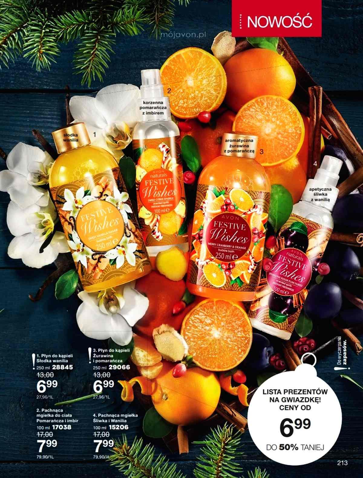 Gazetka promocyjna Avon str. 213