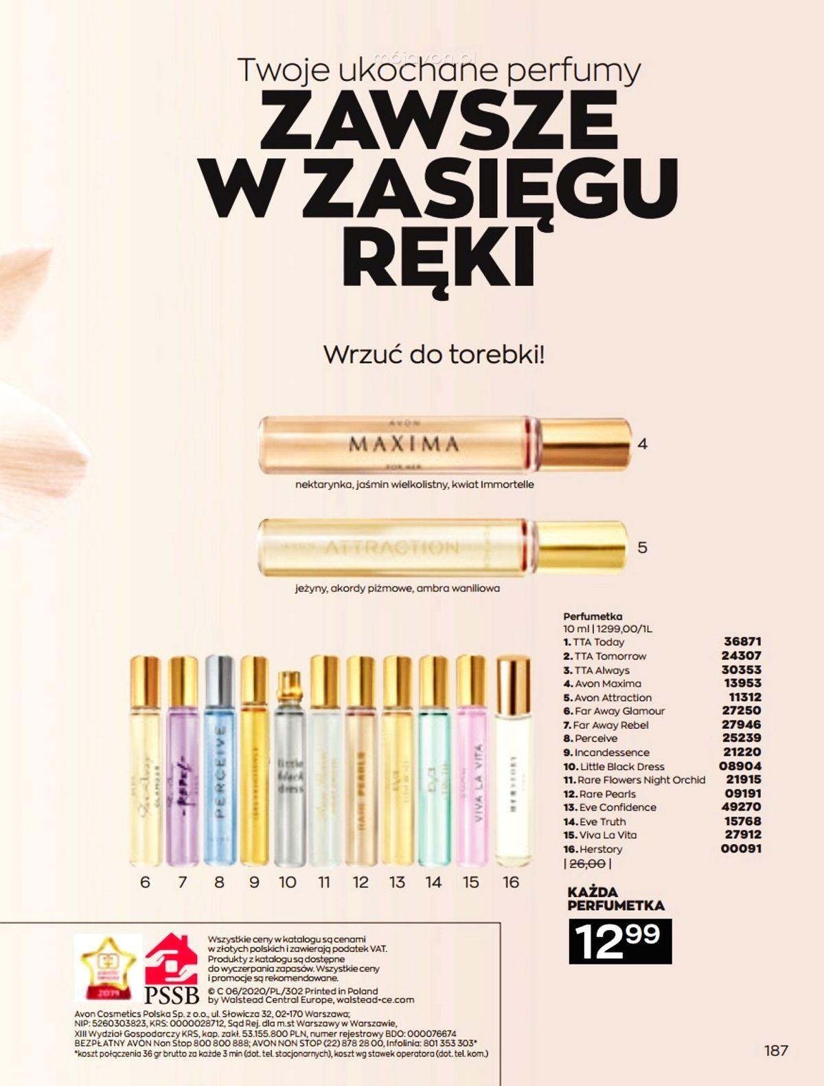 Gazetka promocyjna Avon str. 187