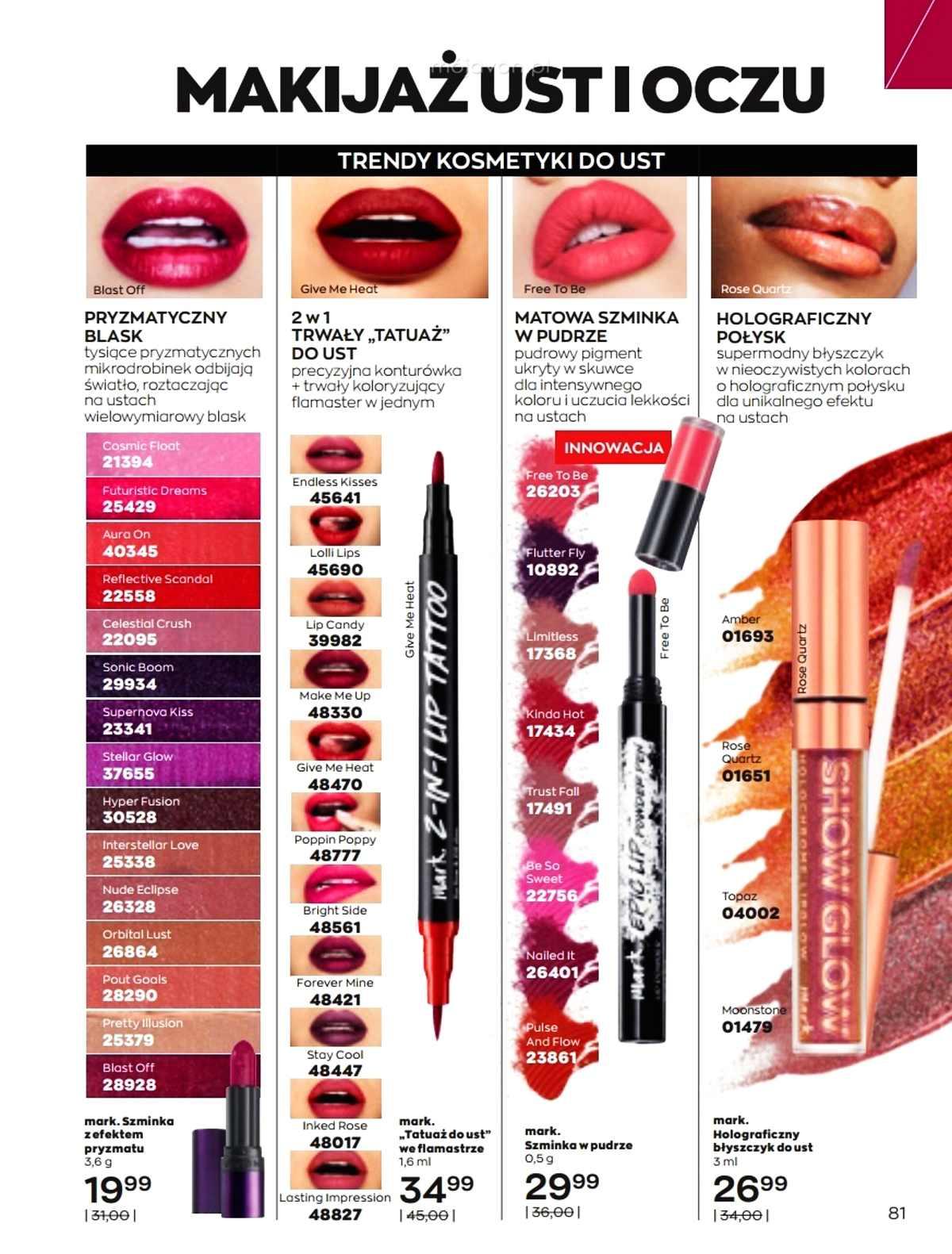 Gazetka promocyjna Avon str. 81