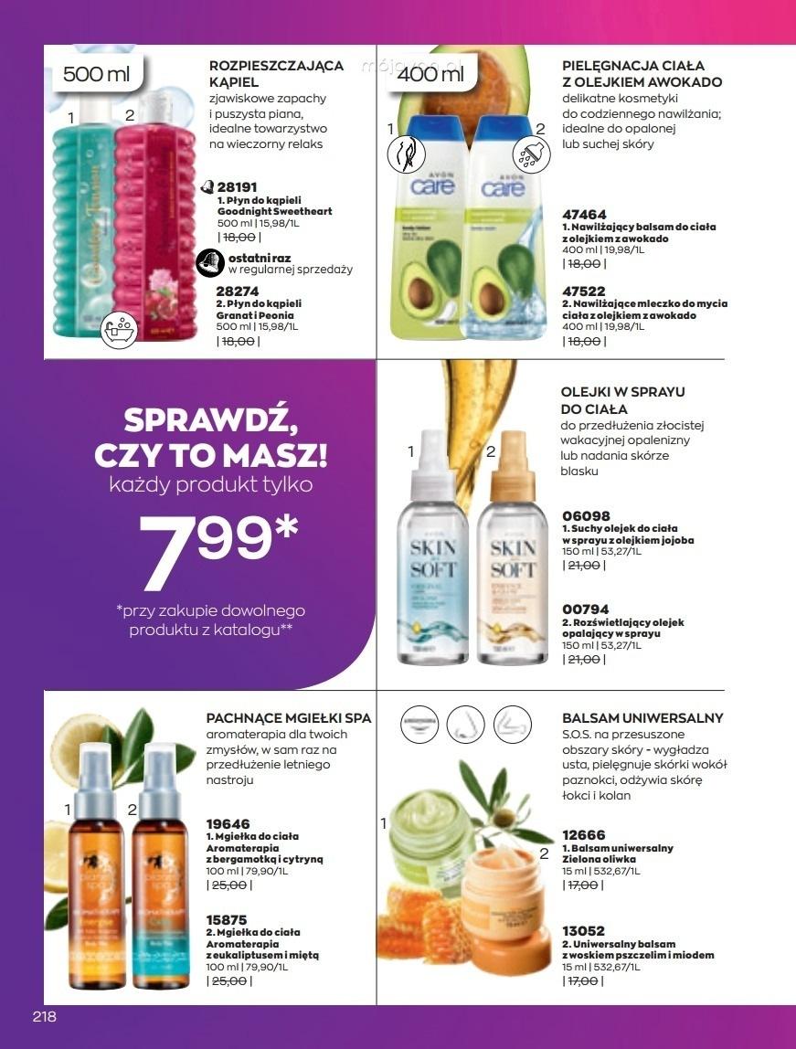 Gazetka promocyjna Avon str. 218