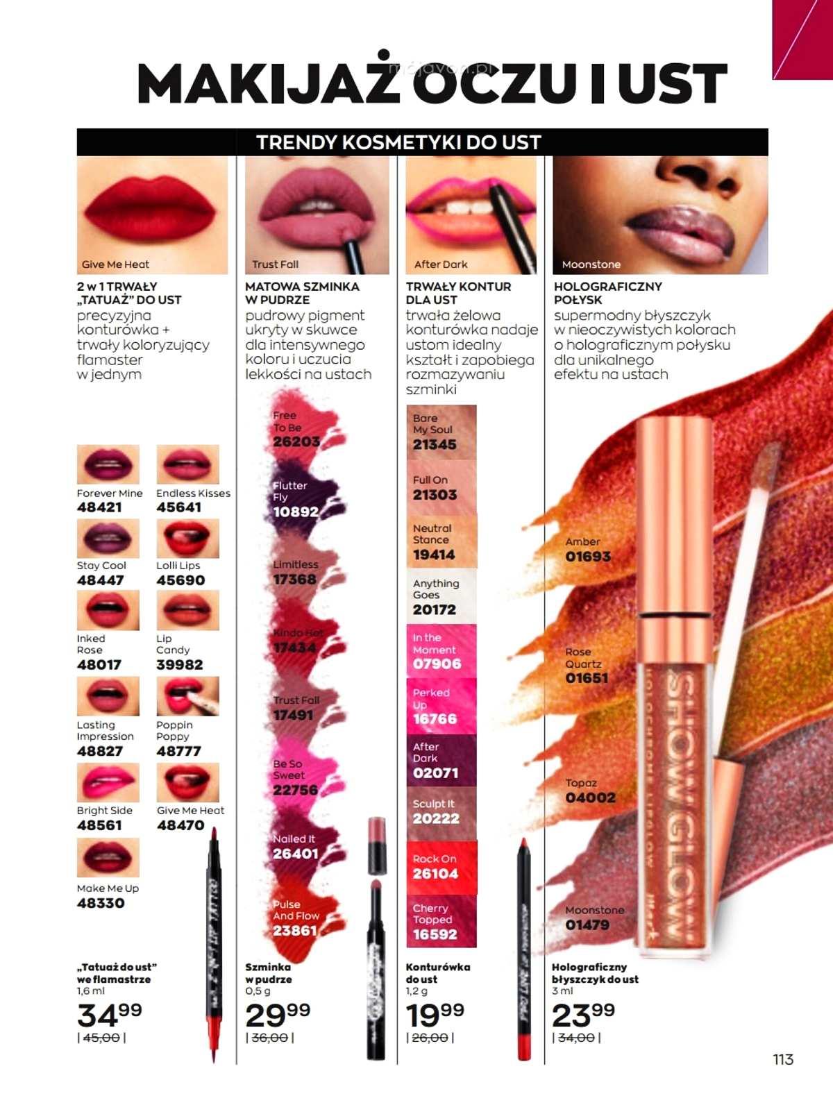 Gazetka promocyjna Avon str. 110