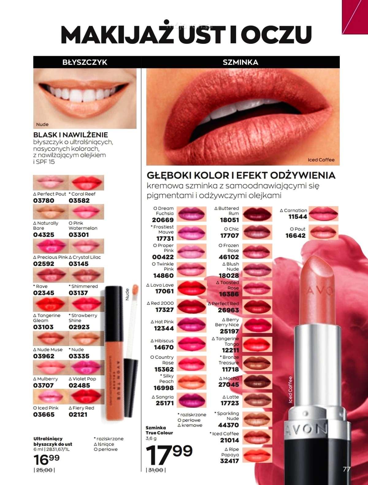 Gazetka promocyjna Avon str. 77