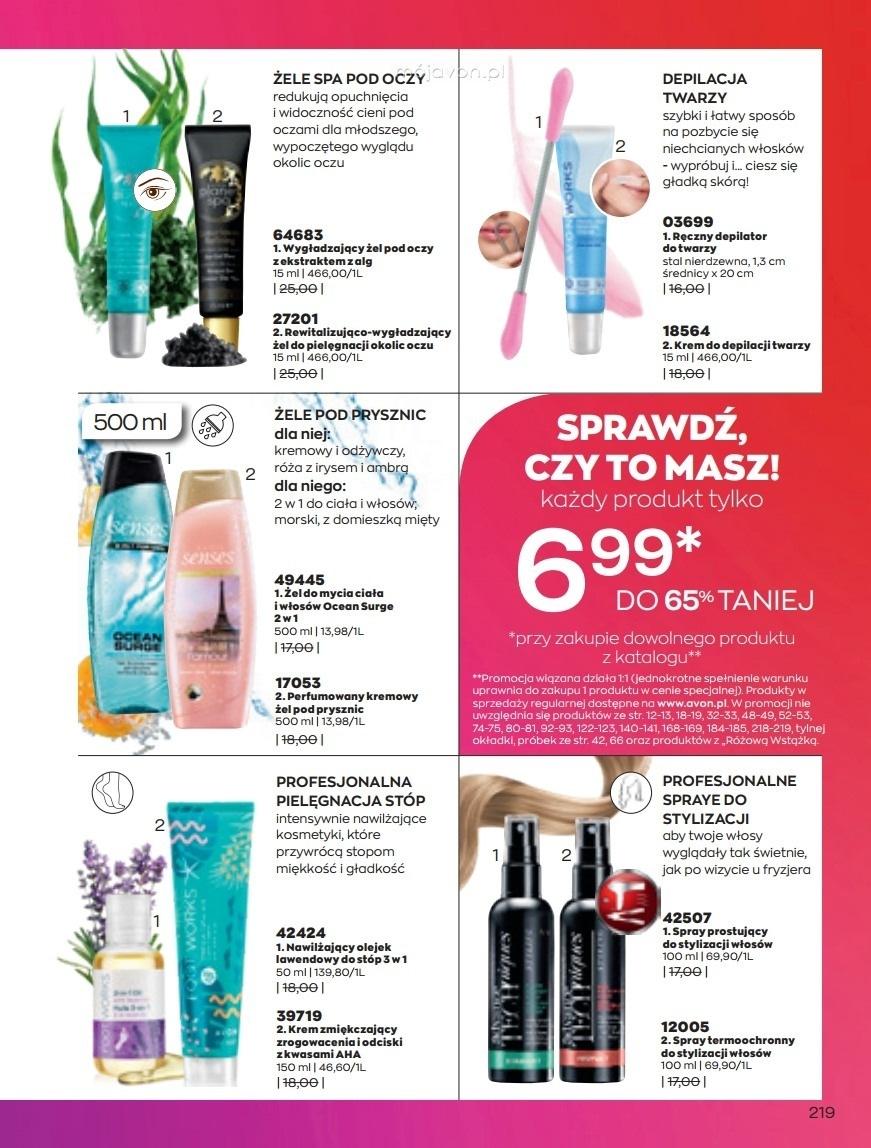 Gazetka promocyjna Avon str. 219