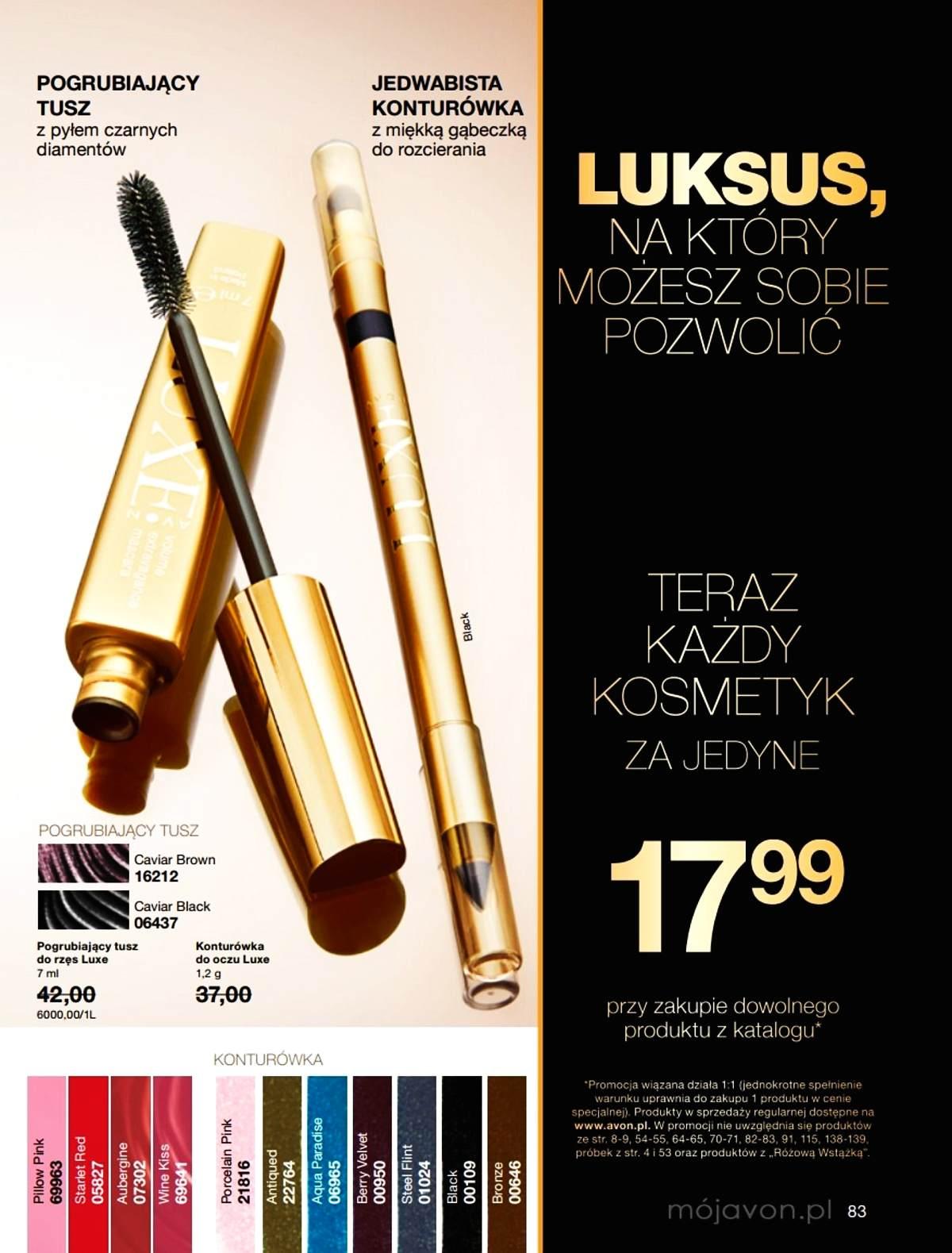 Gazetka promocyjna Avon str. 83