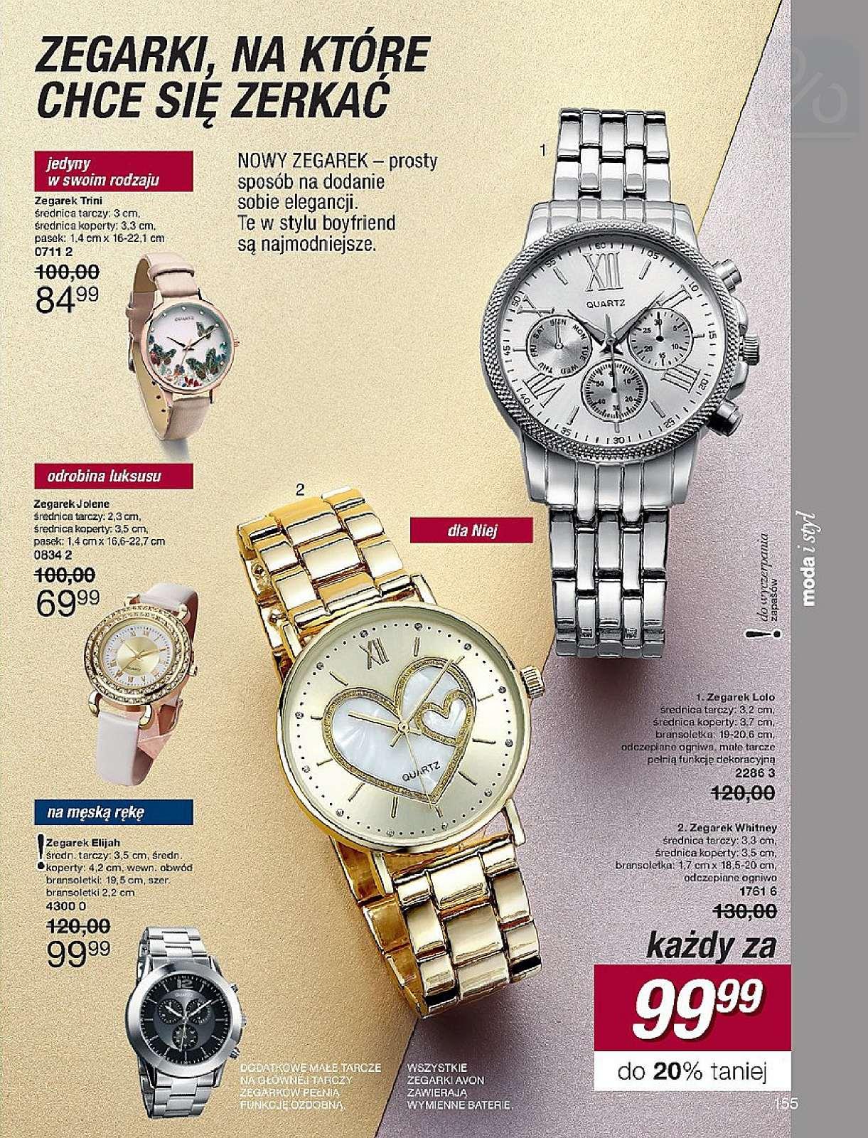 Gazetka promocyjna Avon str. 155