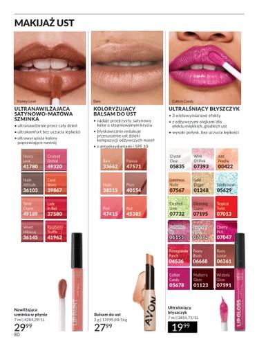 Gazetka promocyjna Avon str. 80