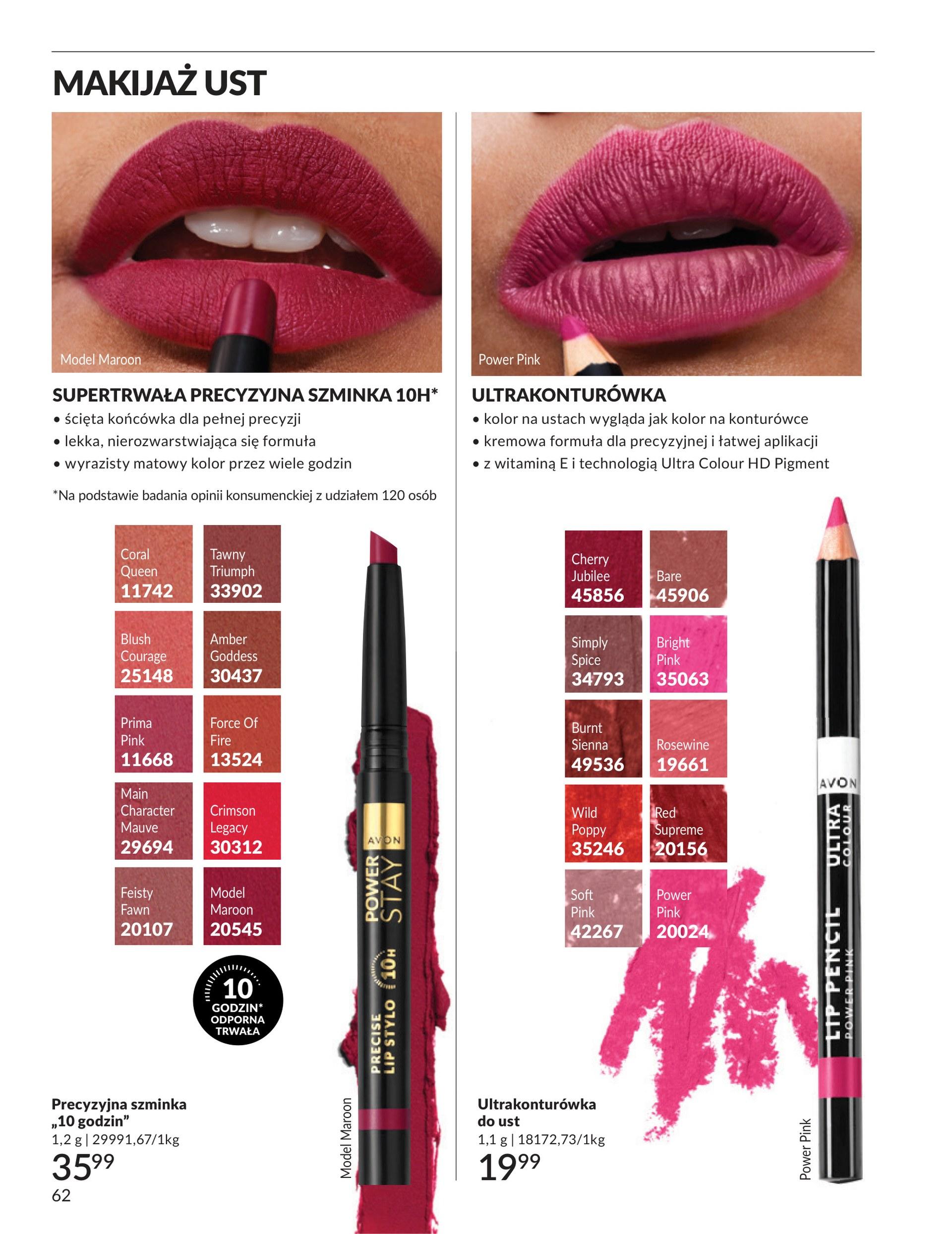 Gazetka promocyjna Avon str. 62