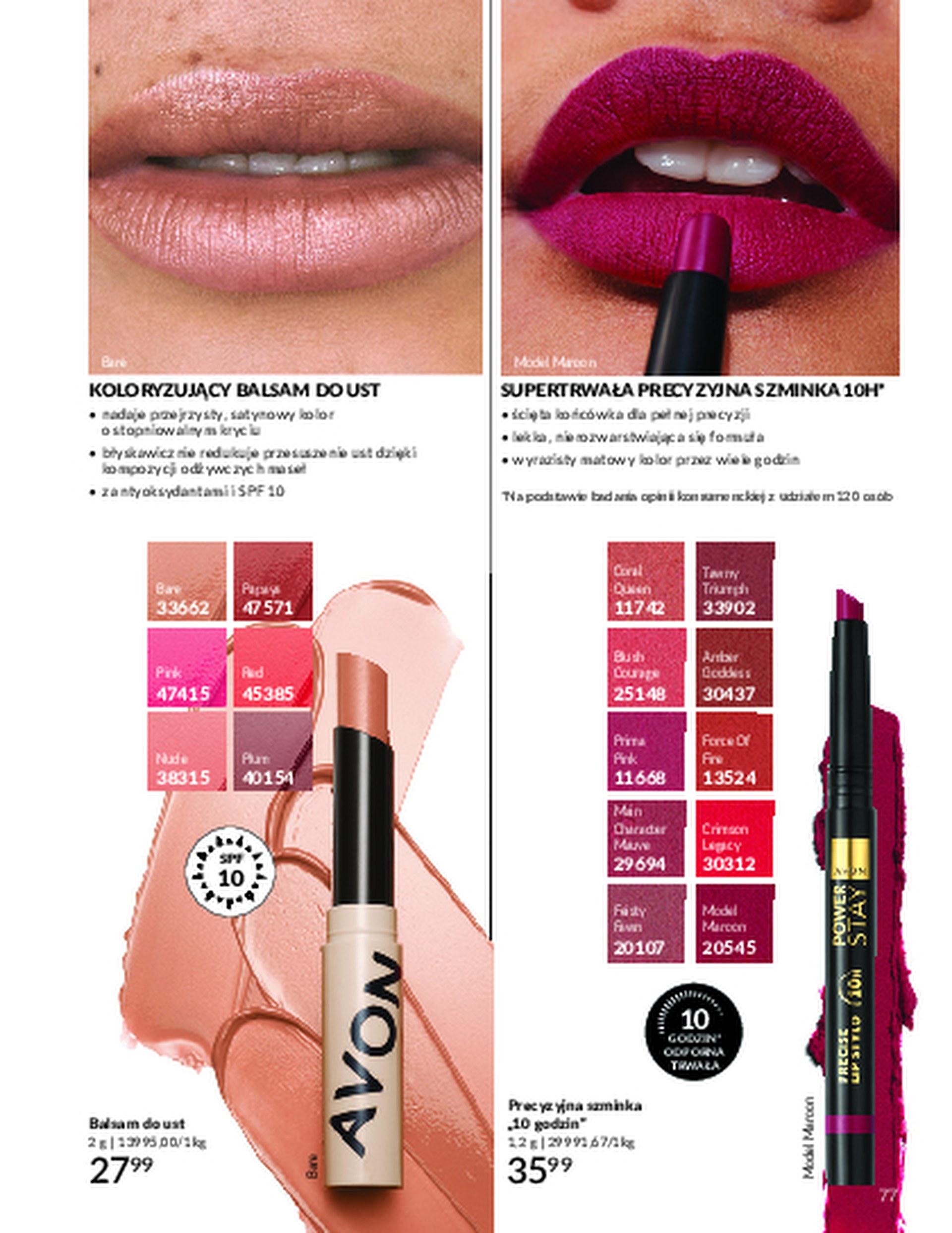 Gazetka promocyjna Avon str. 77