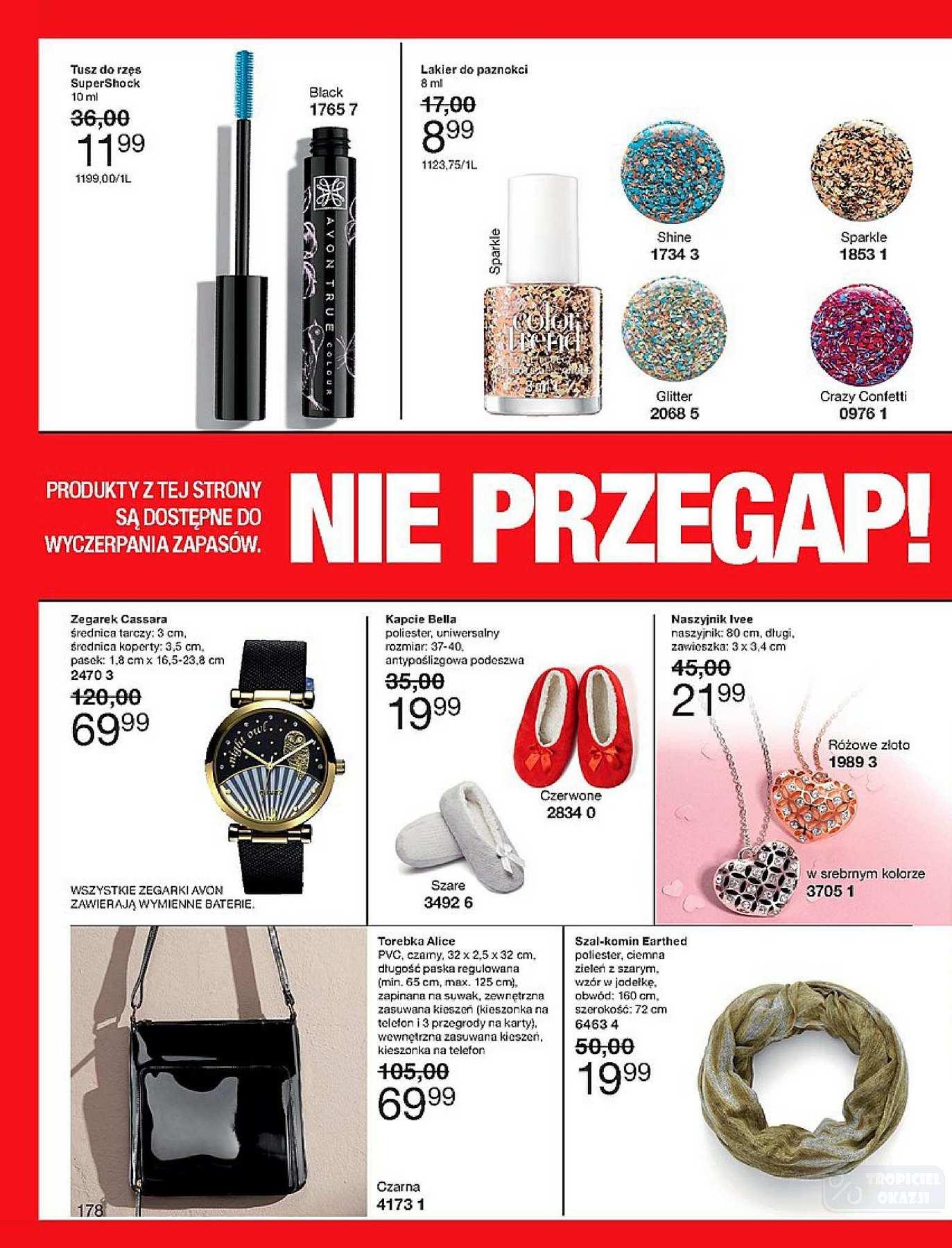 Gazetka promocyjna Avon str. 178
