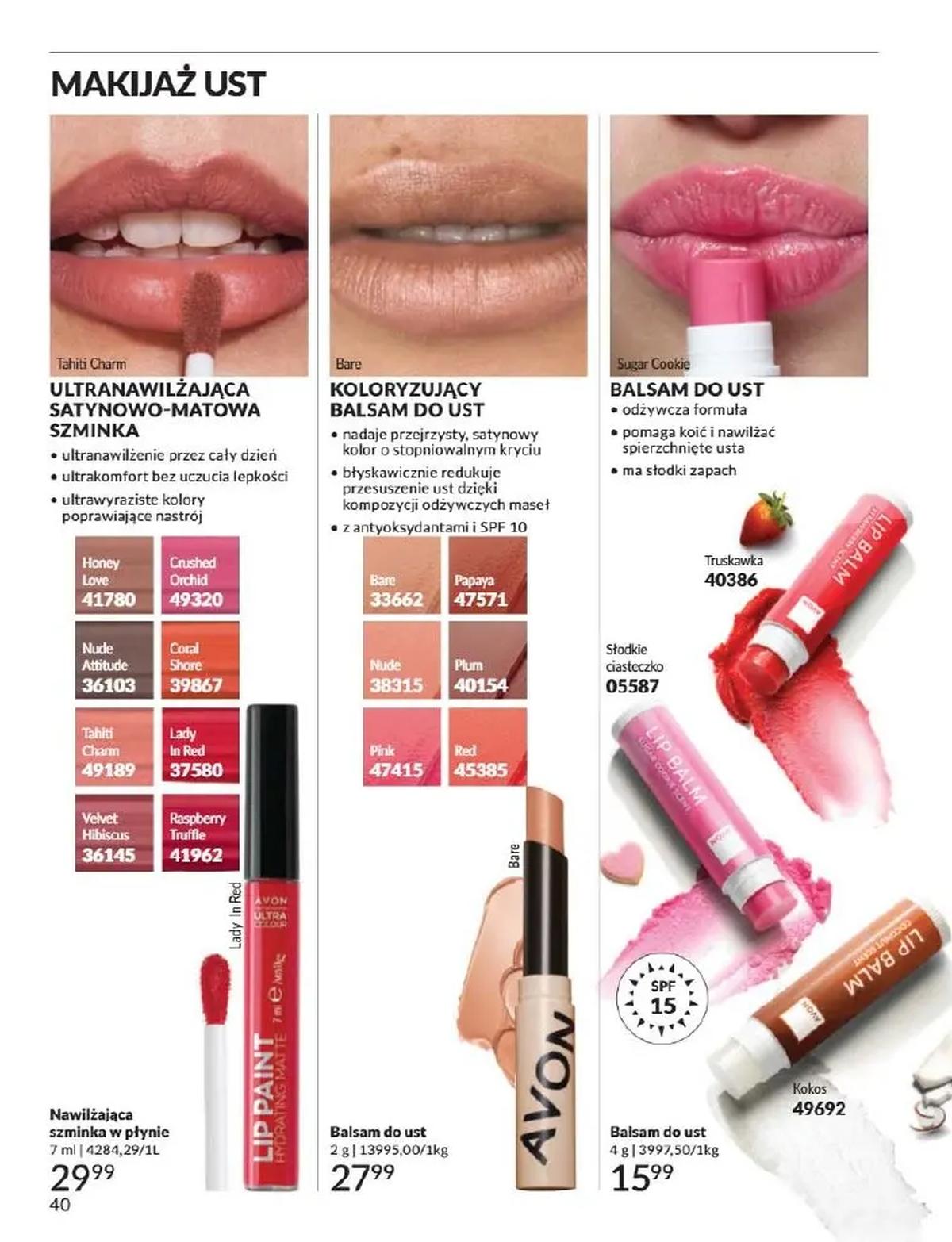 Gazetka promocyjna Avon str. 40