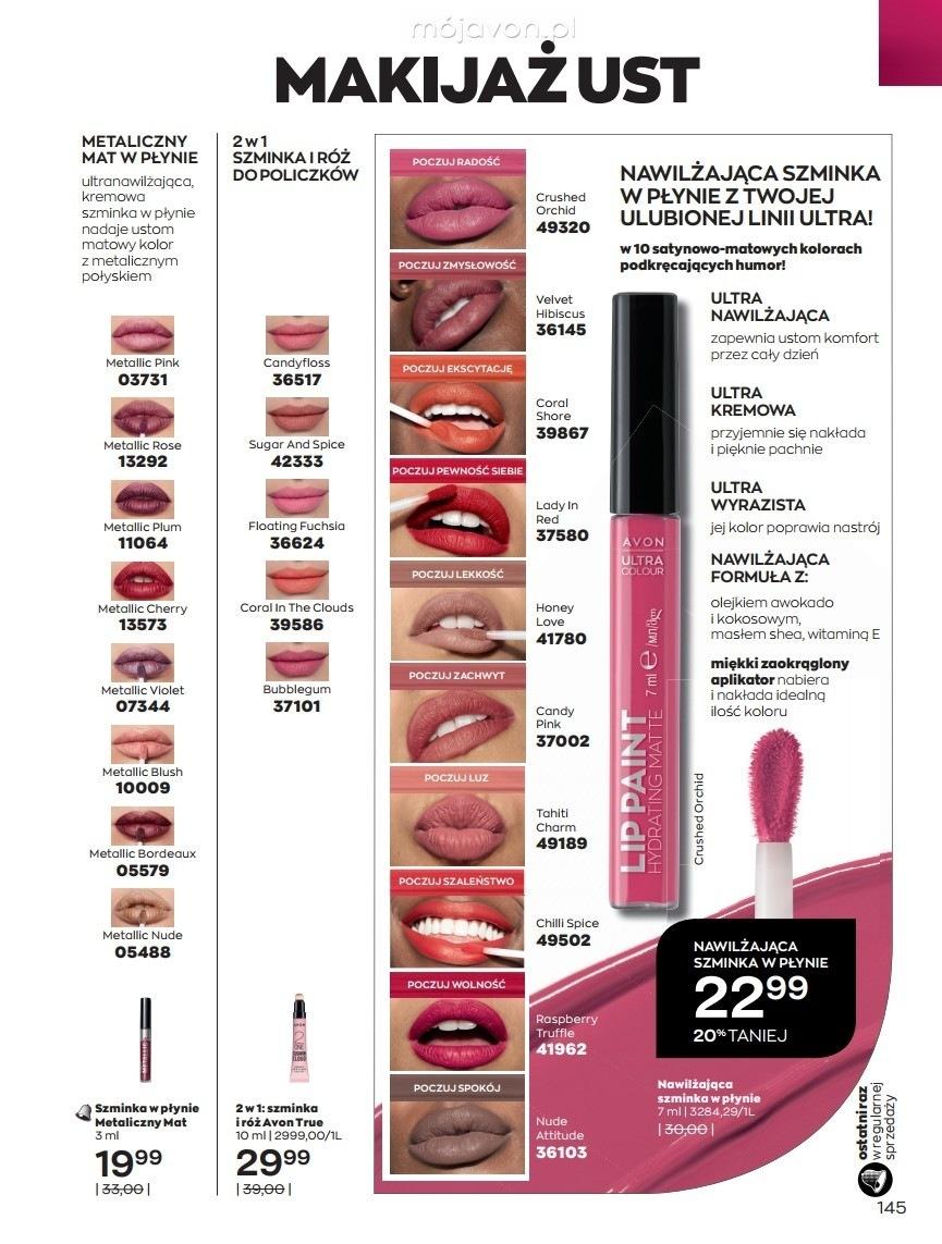 Gazetka promocyjna Avon str. 145