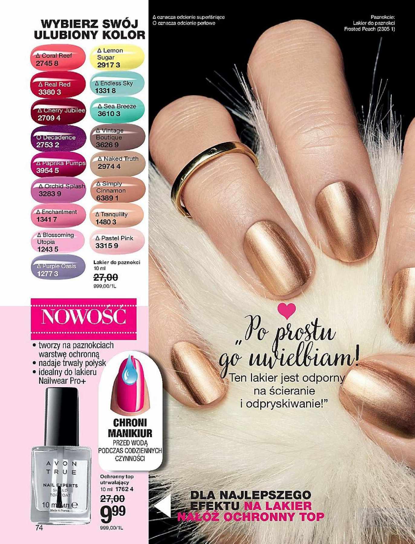 Gazetka promocyjna Avon str. 74