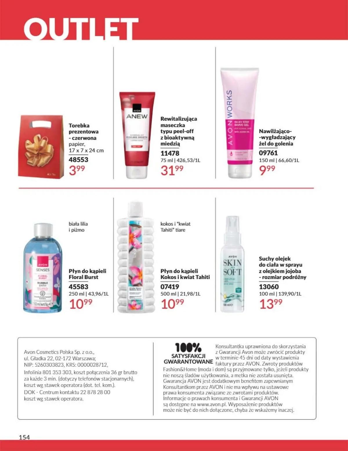 Gazetka promocyjna Avon str. 154