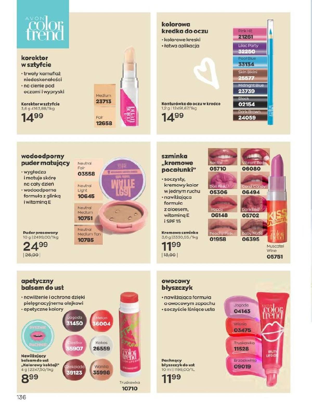 Gazetka promocyjna Avon str. 136