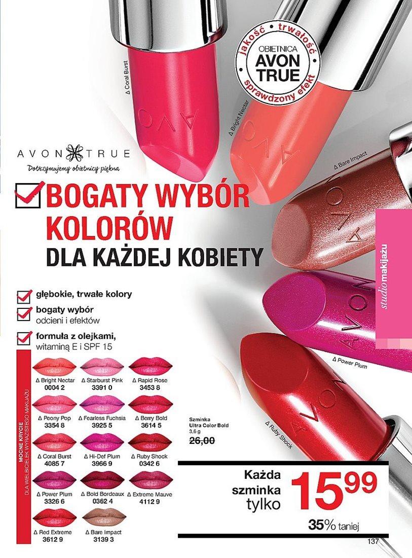 Gazetka promocyjna Avon str. 137