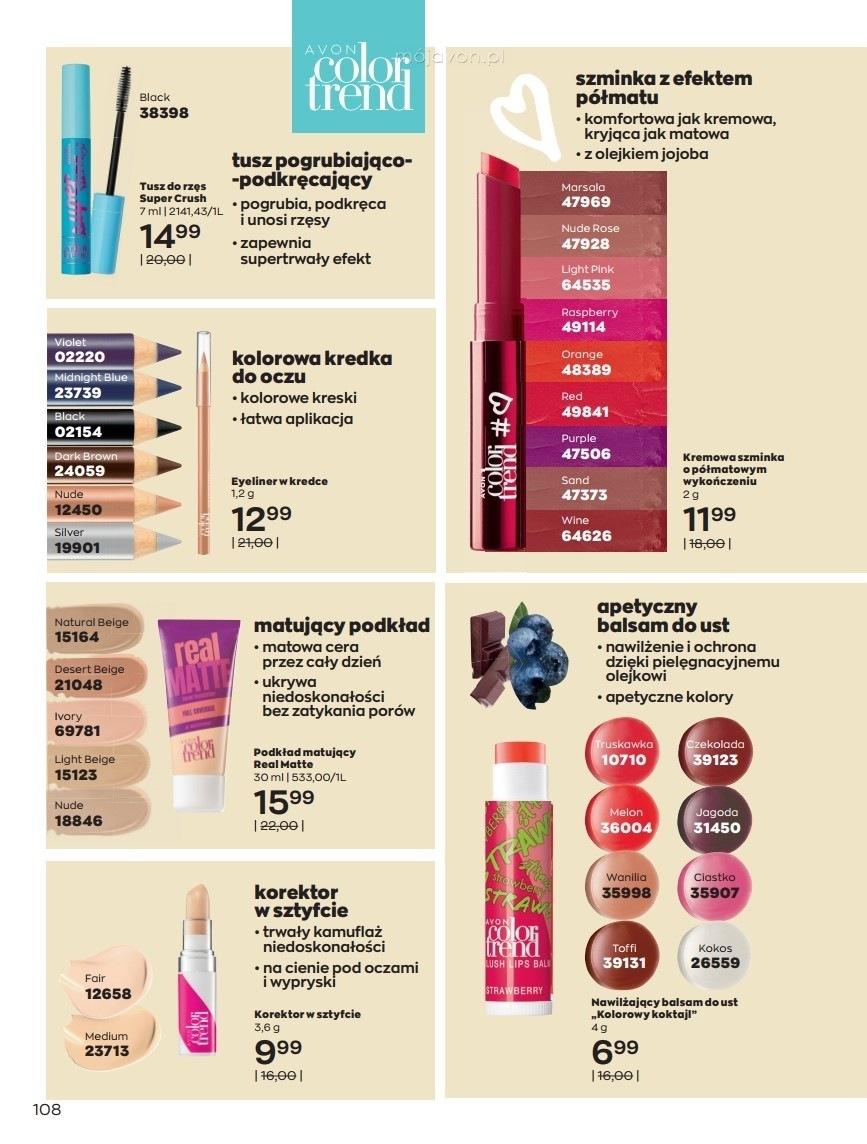 Gazetka promocyjna Avon str. 108