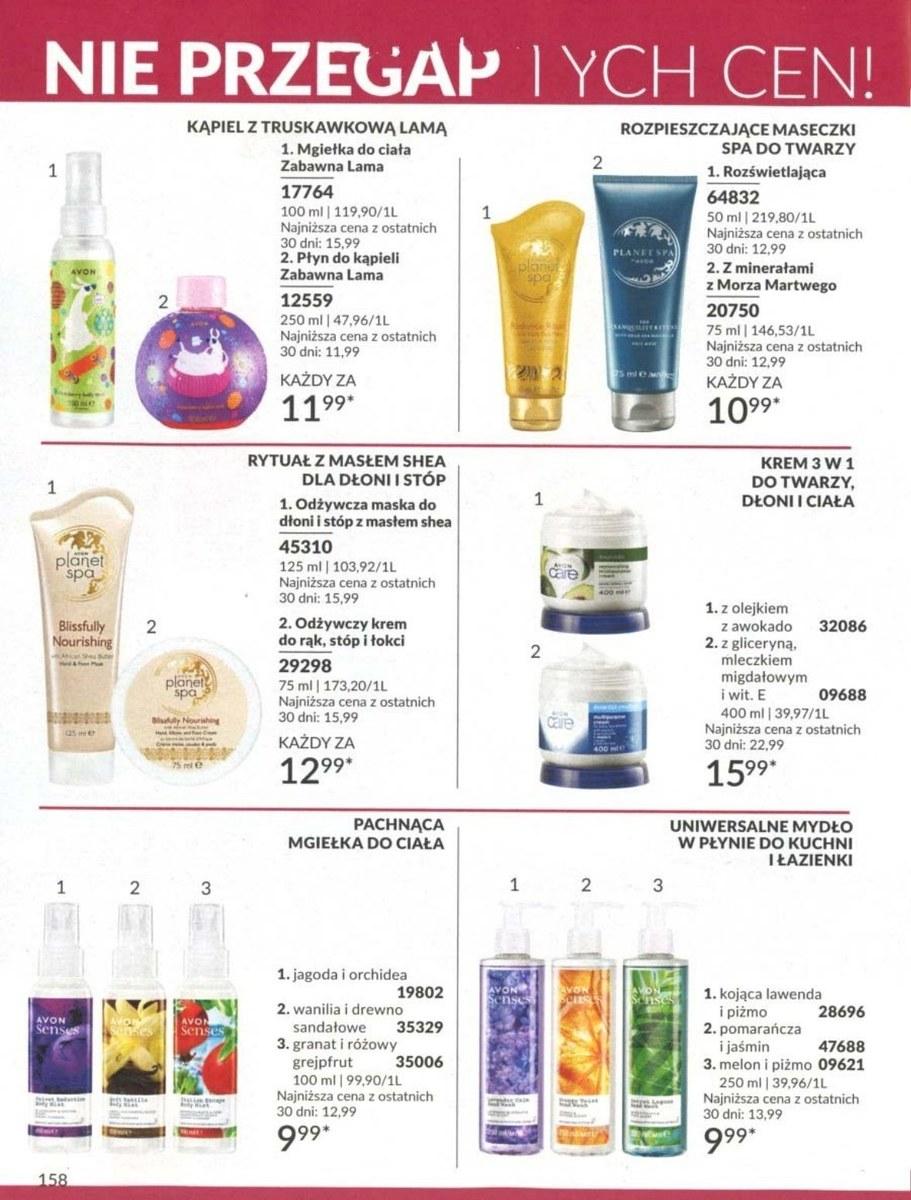 Gazetka promocyjna Avon str. 158