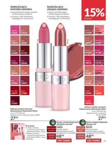 Gazetka promocyjna Avon str. 77