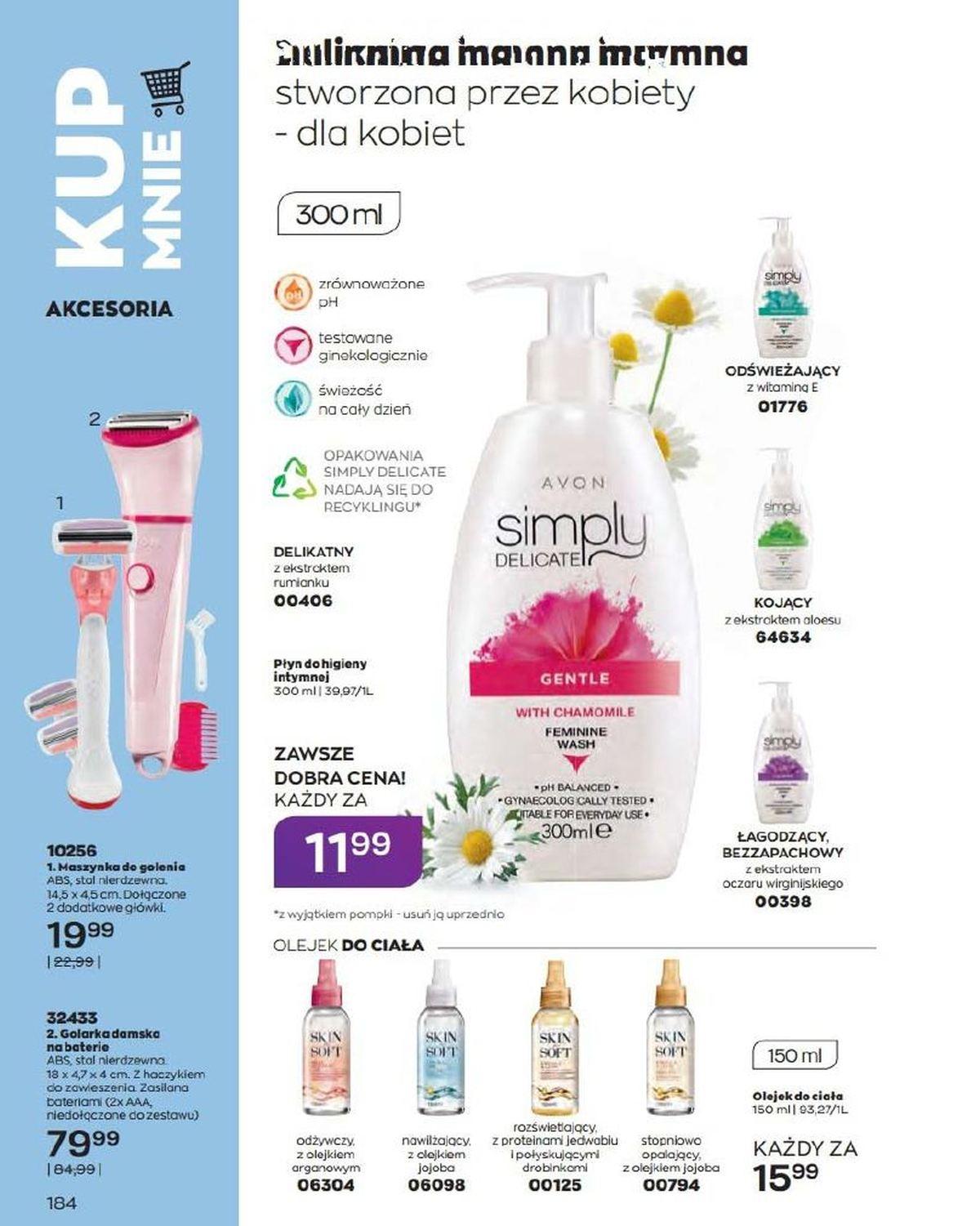 Gazetka promocyjna Avon str. 184