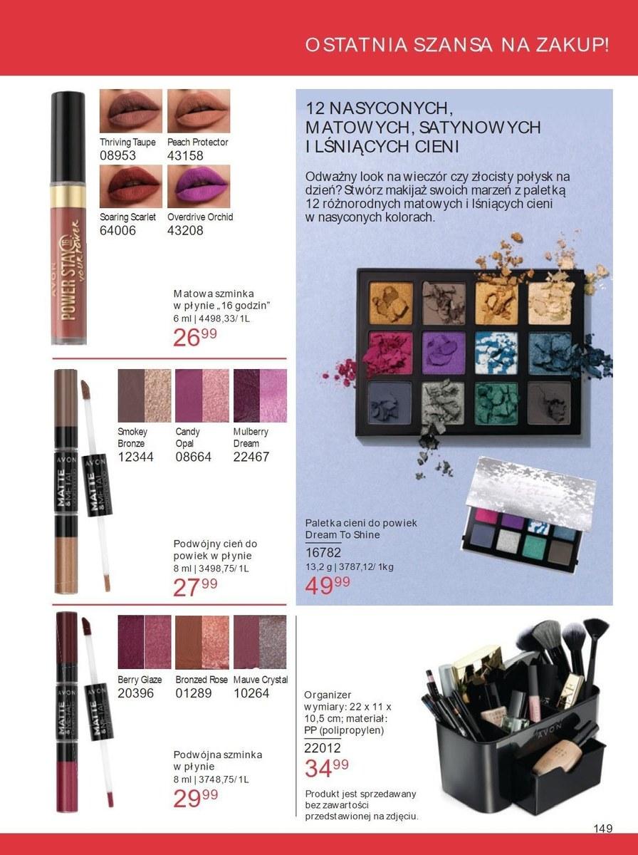 Gazetka promocyjna Avon str. 149