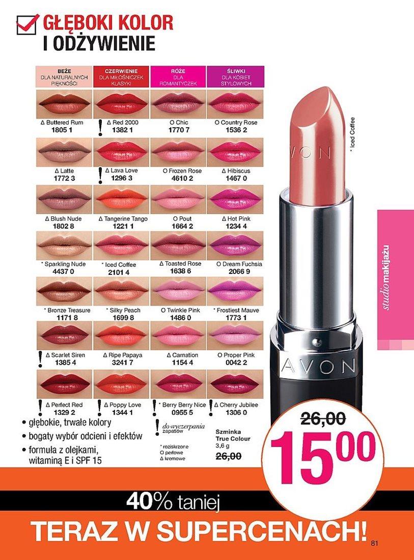 Gazetka promocyjna Avon str. 81