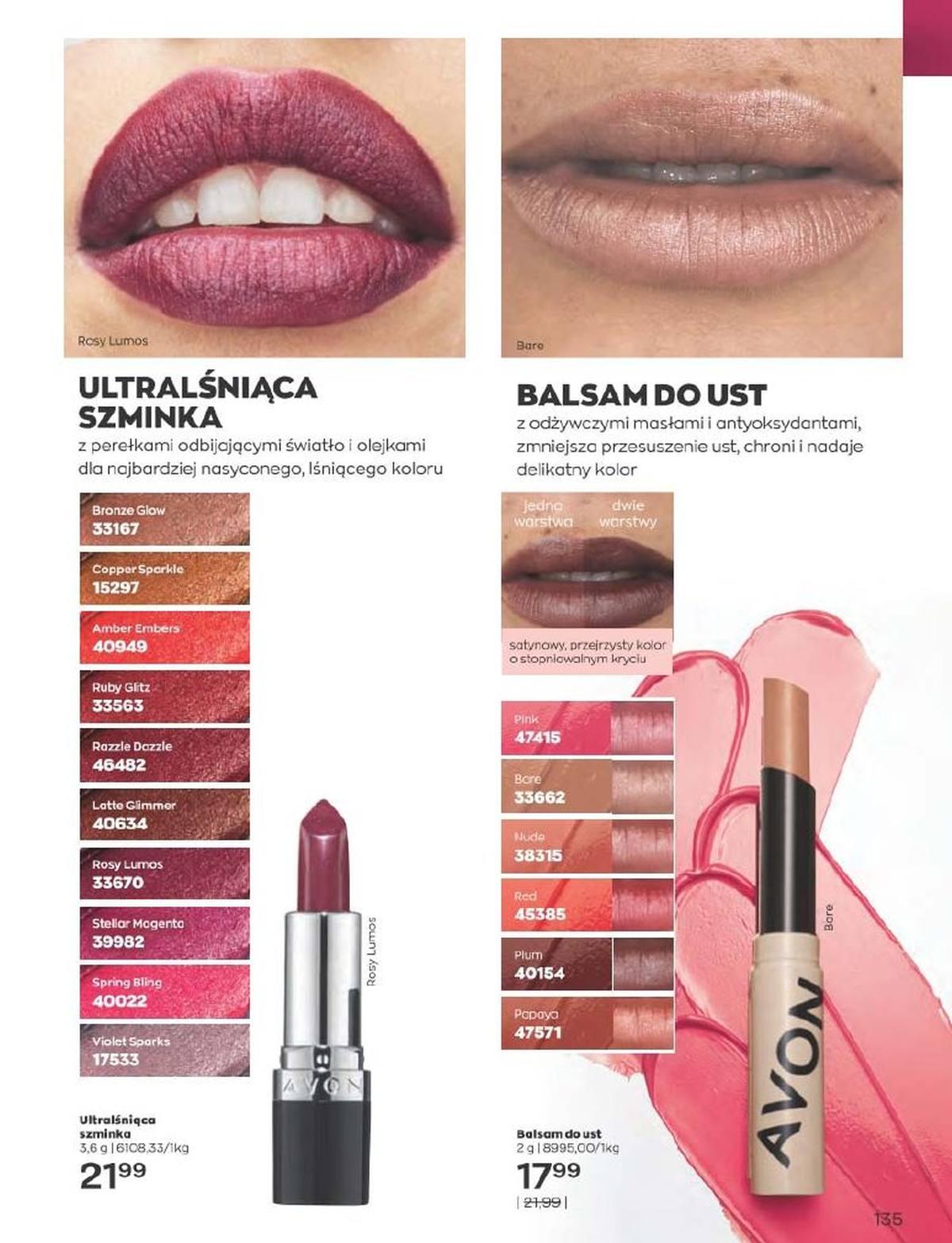 Gazetka promocyjna Avon str. 135