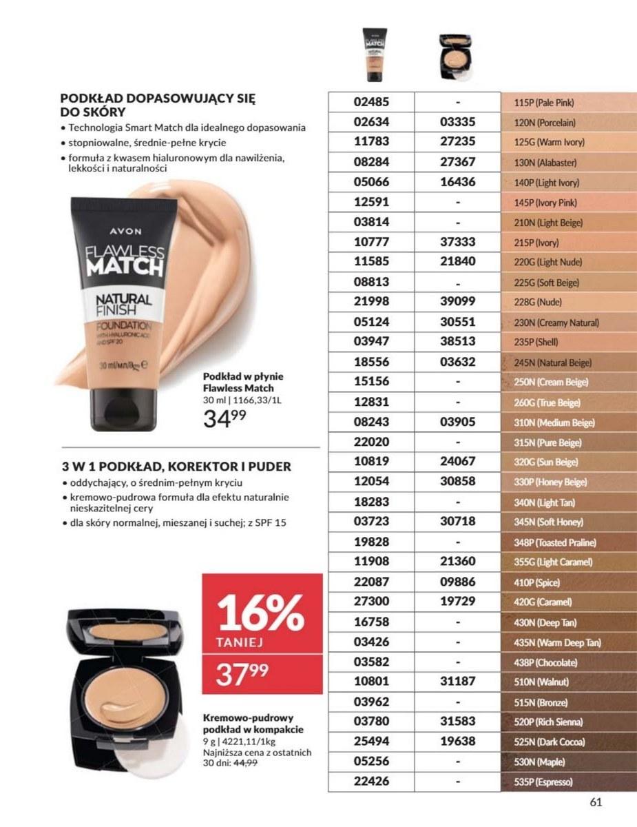Gazetka promocyjna Avon str. 61