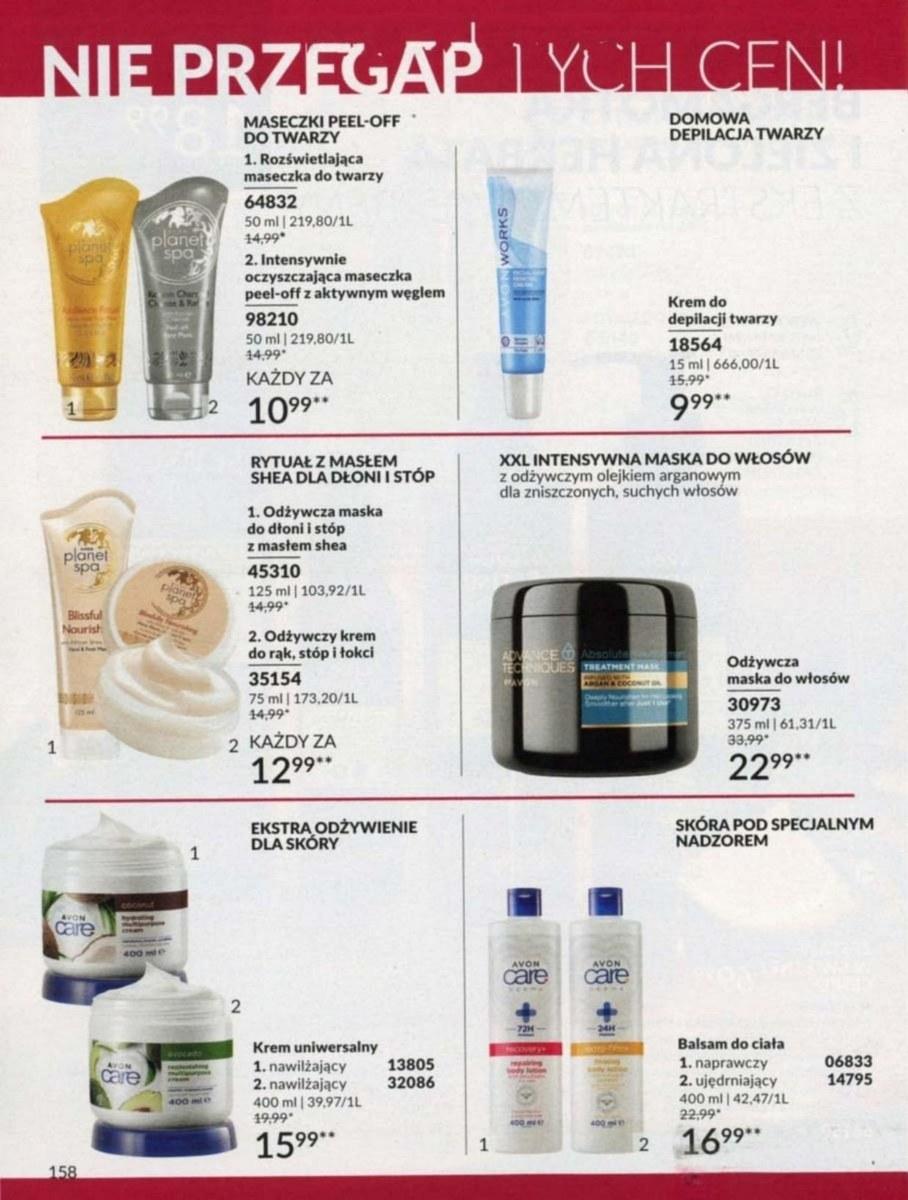 Gazetka promocyjna Avon str. 158