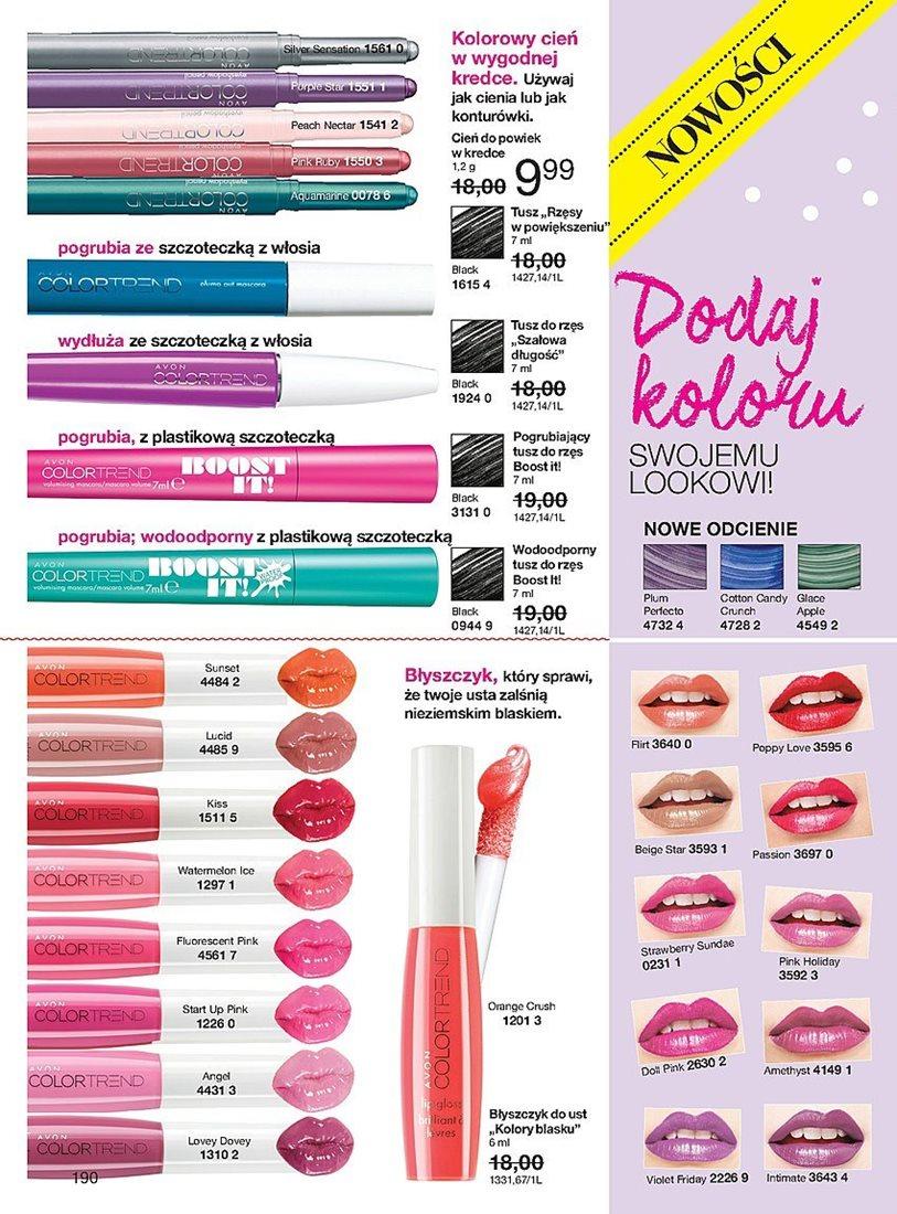 Gazetka promocyjna Avon str. 190