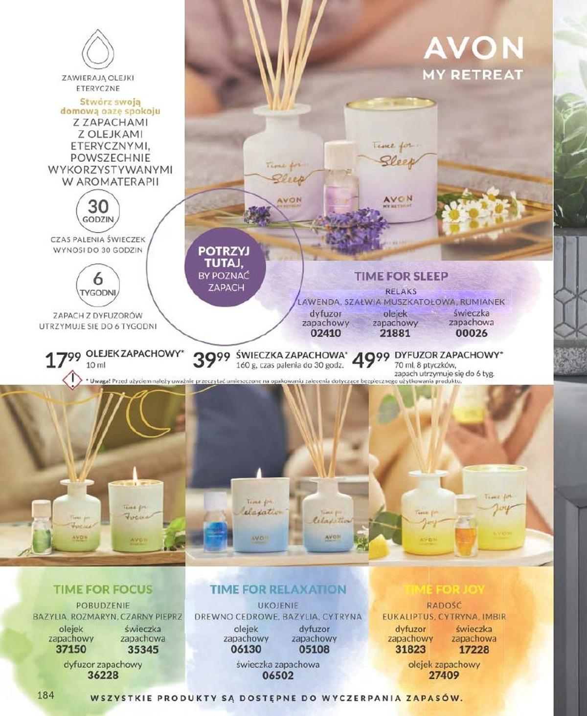 Gazetka promocyjna Avon str. 184