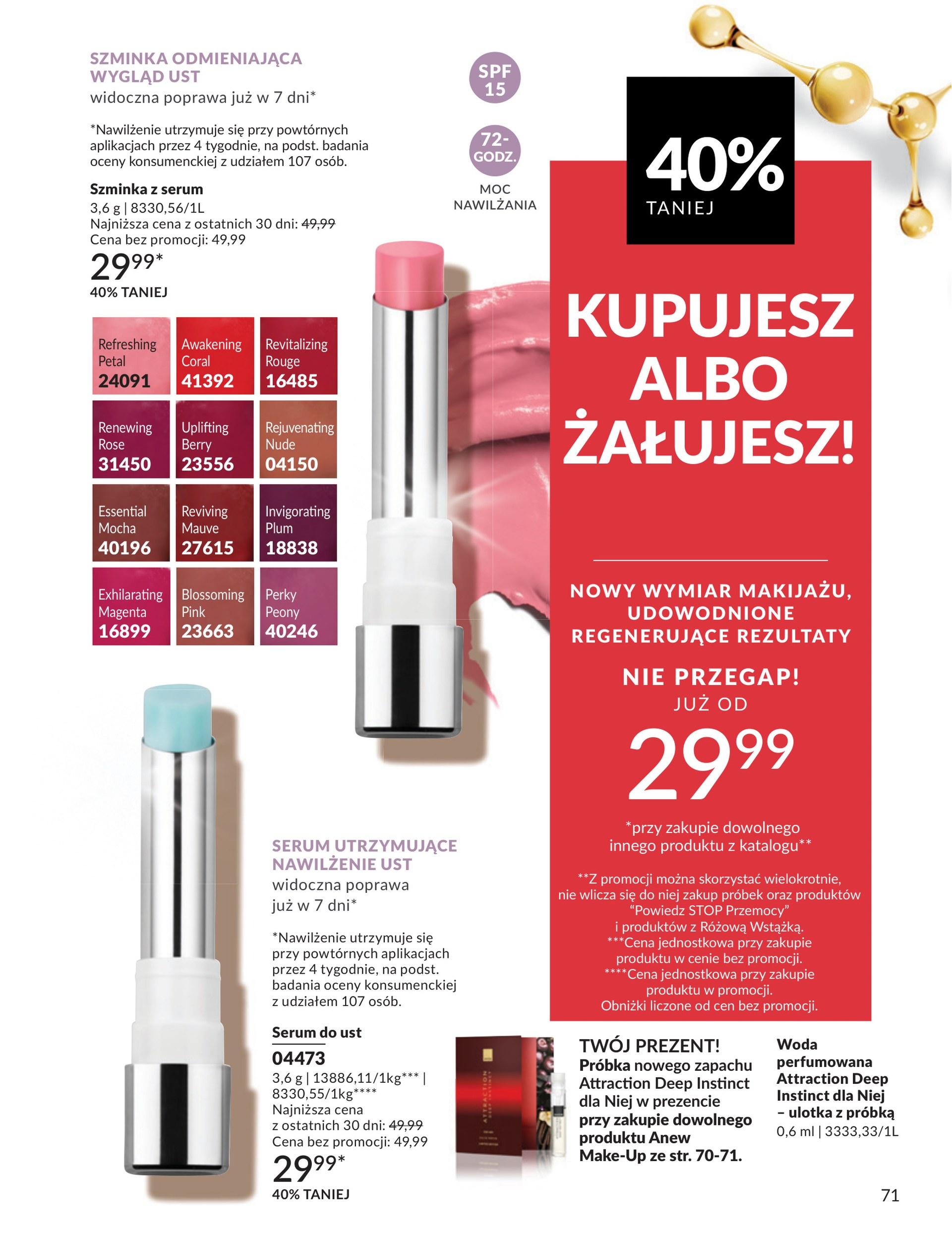 Gazetka promocyjna Avon str. 71