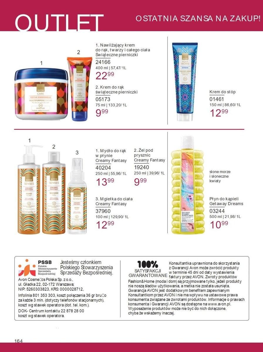 Gazetka promocyjna Avon str. 164
