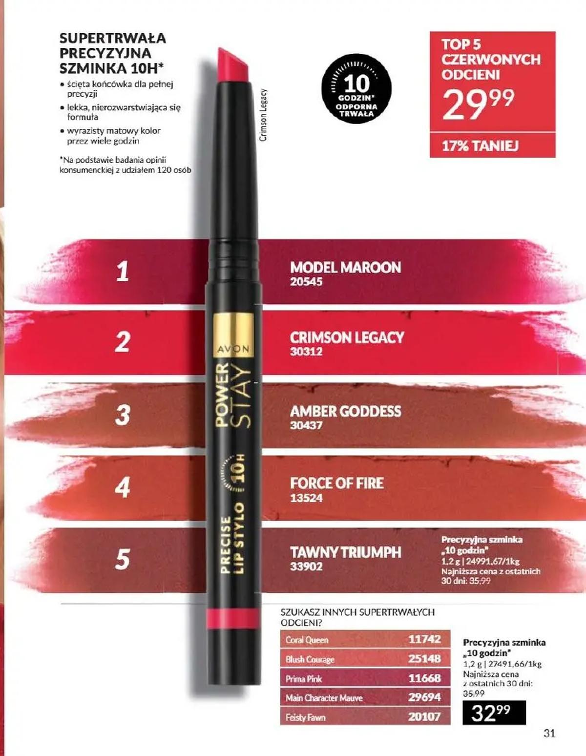 Gazetka promocyjna Avon str. 31