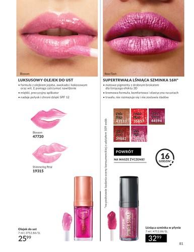 Gazetka promocyjna Avon str. 81