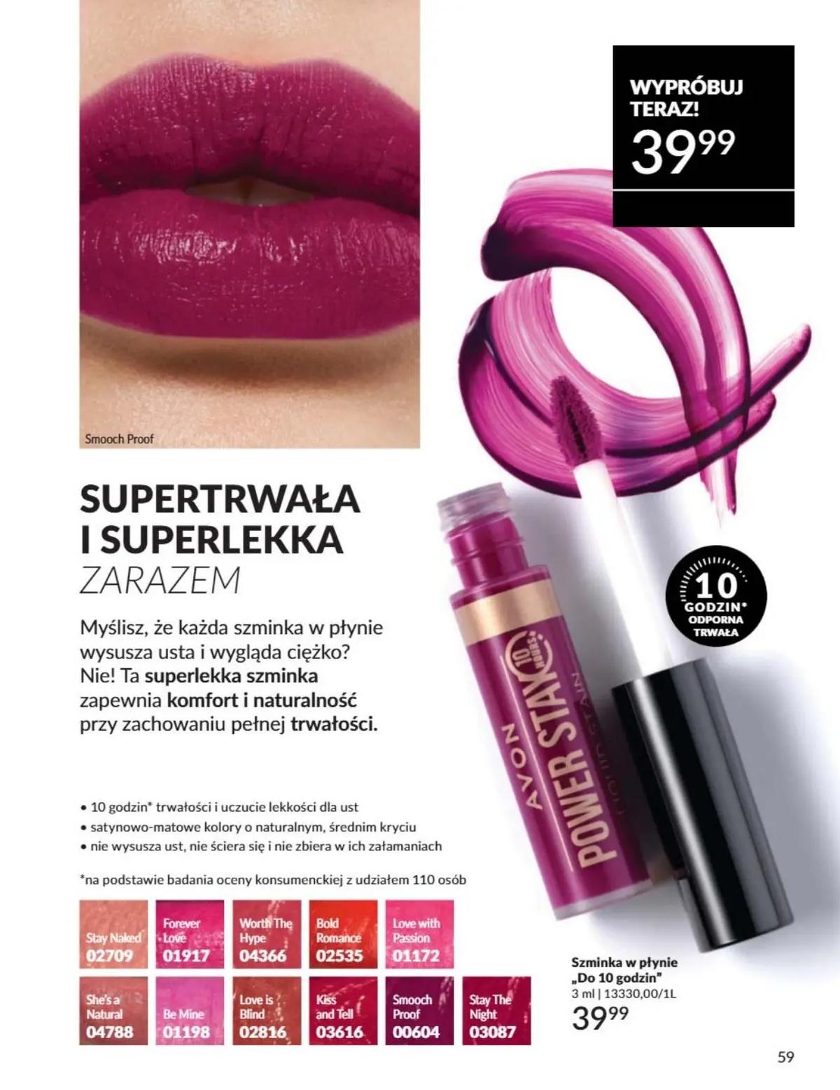 Gazetka promocyjna Avon str. 59