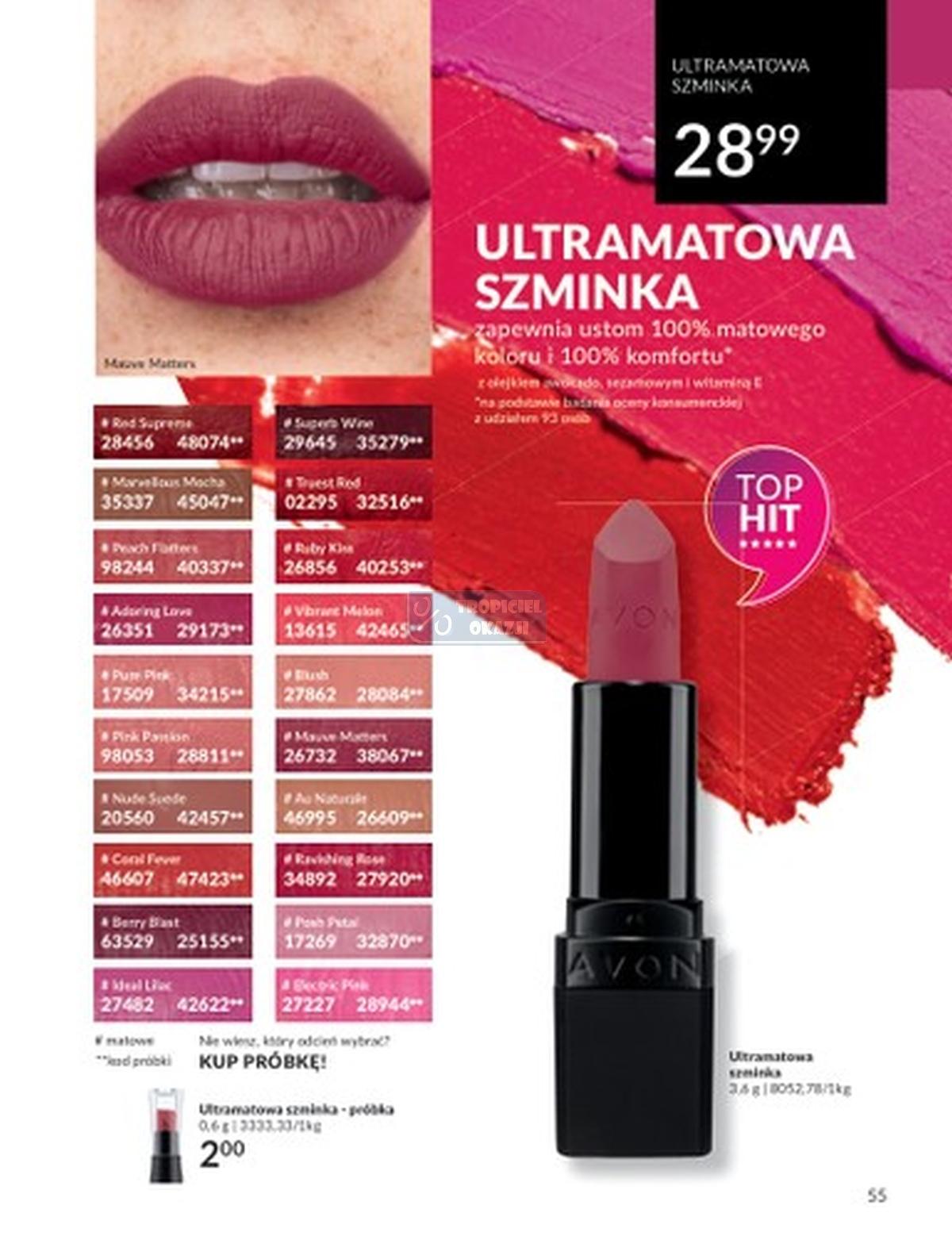 Gazetka promocyjna Avon str. 55