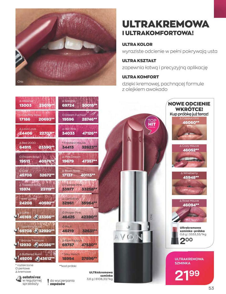 Gazetka promocyjna Avon str. 53