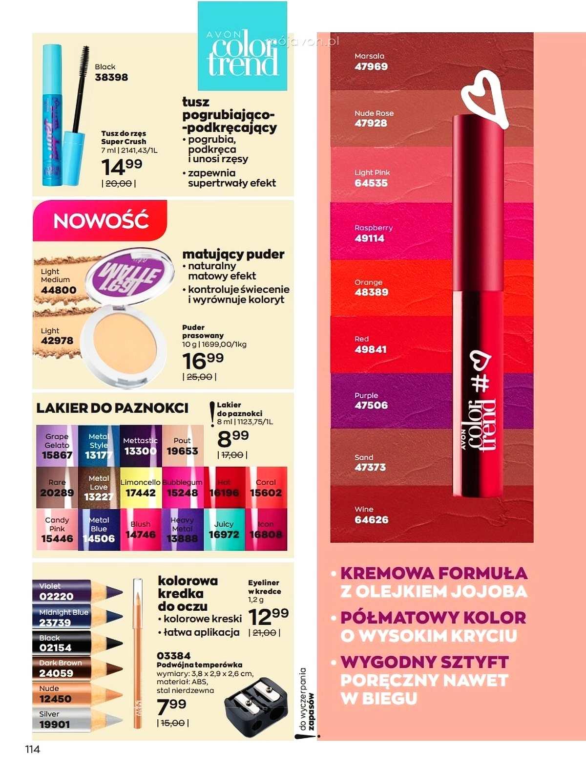 Gazetka promocyjna Avon str. 114