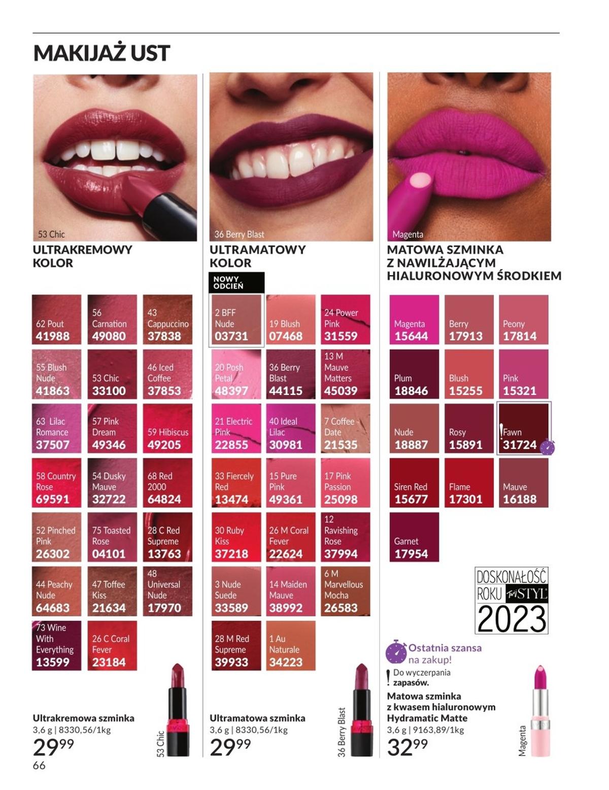 Gazetka promocyjna Avon str. 66