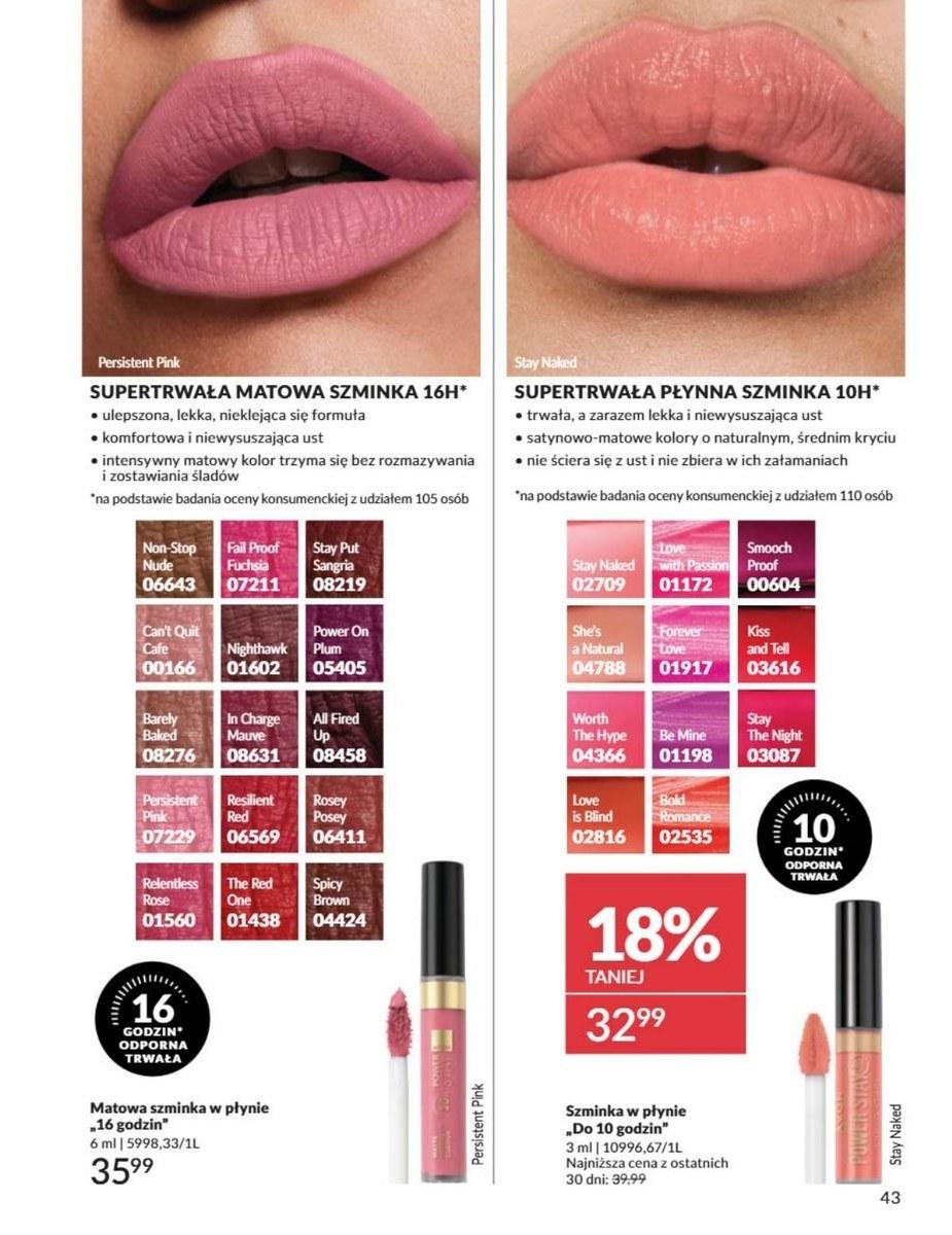 Gazetka promocyjna Avon str. 43
