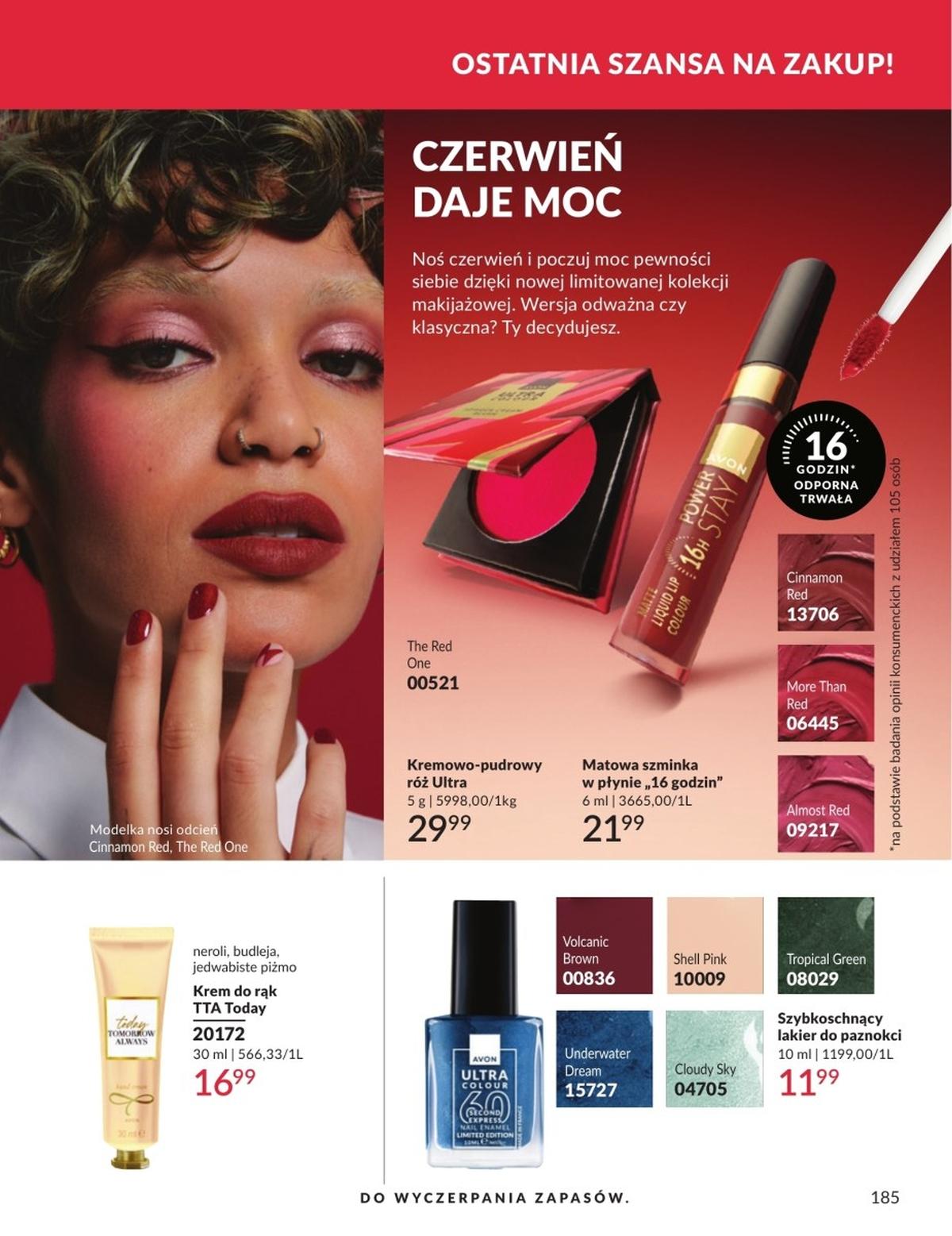 Gazetka promocyjna Avon str. 185