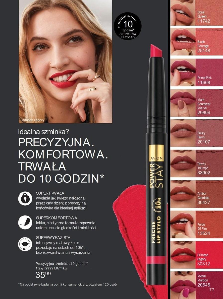 Gazetka promocyjna Avon str. 77